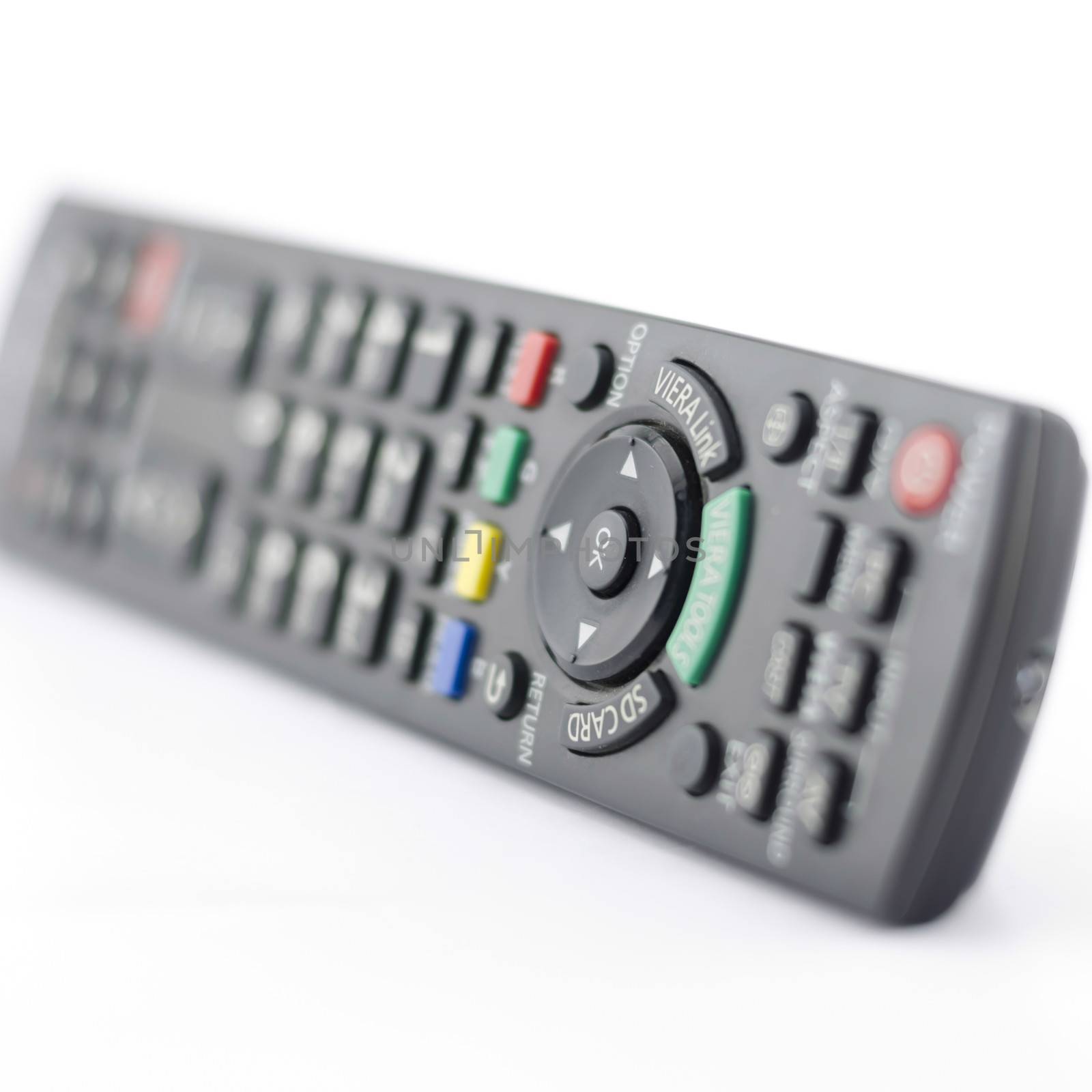 remote control isolated on white background