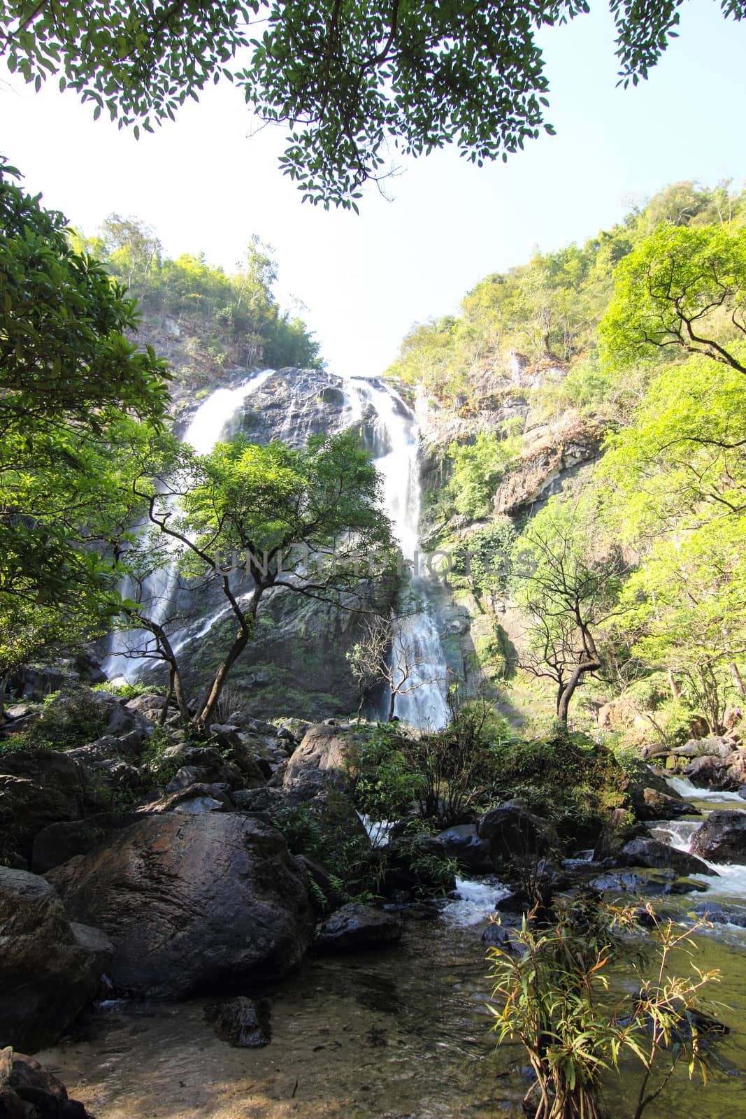 Klong Lan Waterfall National Park in Thailand