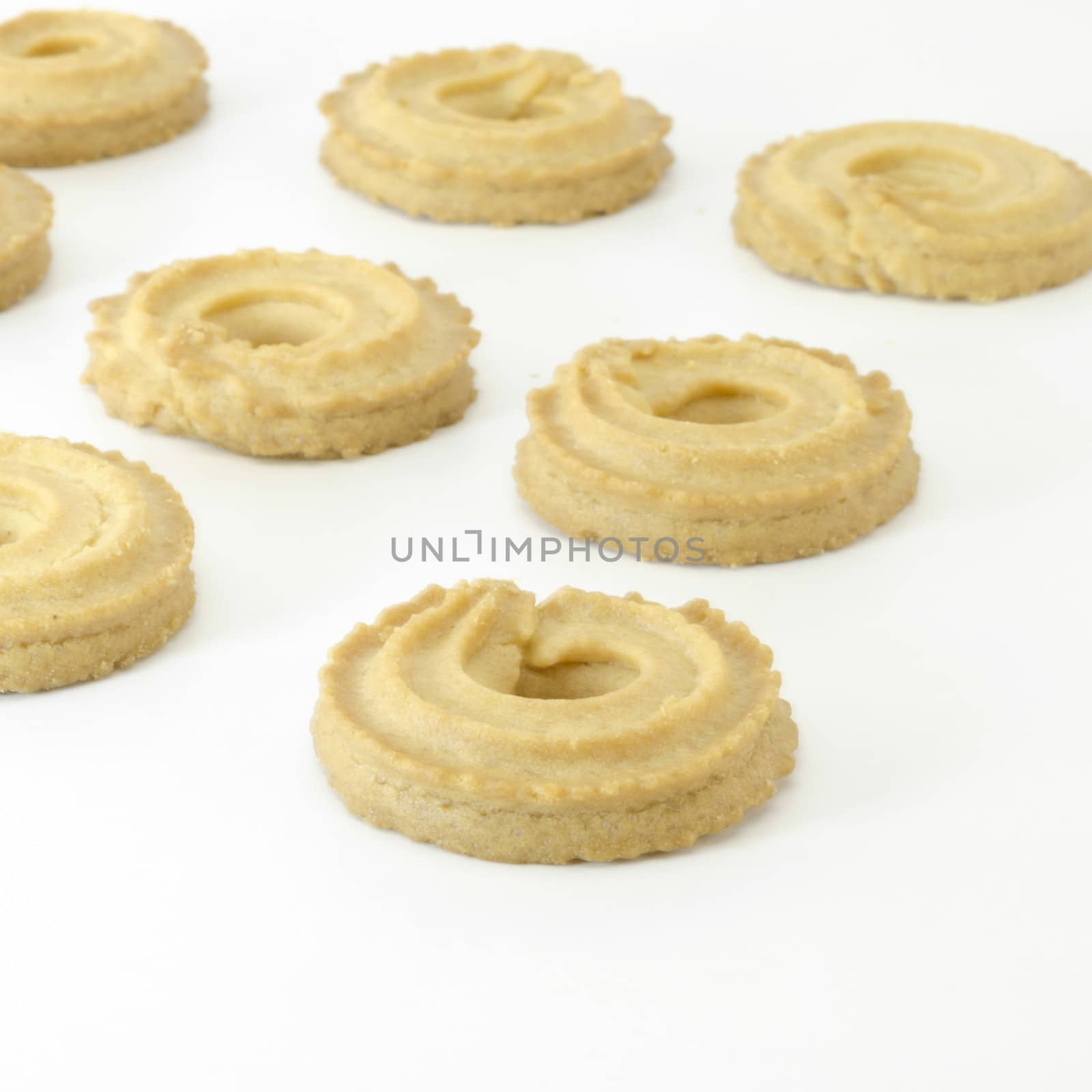 cookies isolated on white background