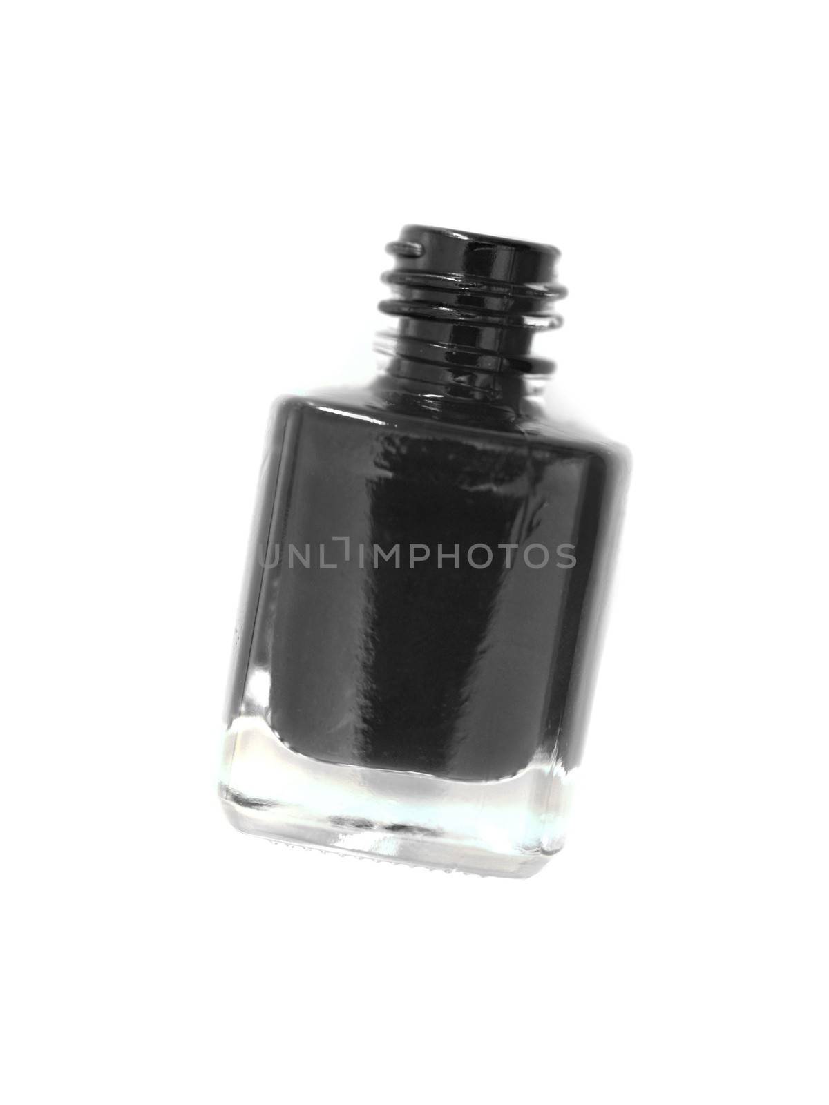 Nail polish isolated against a plain background