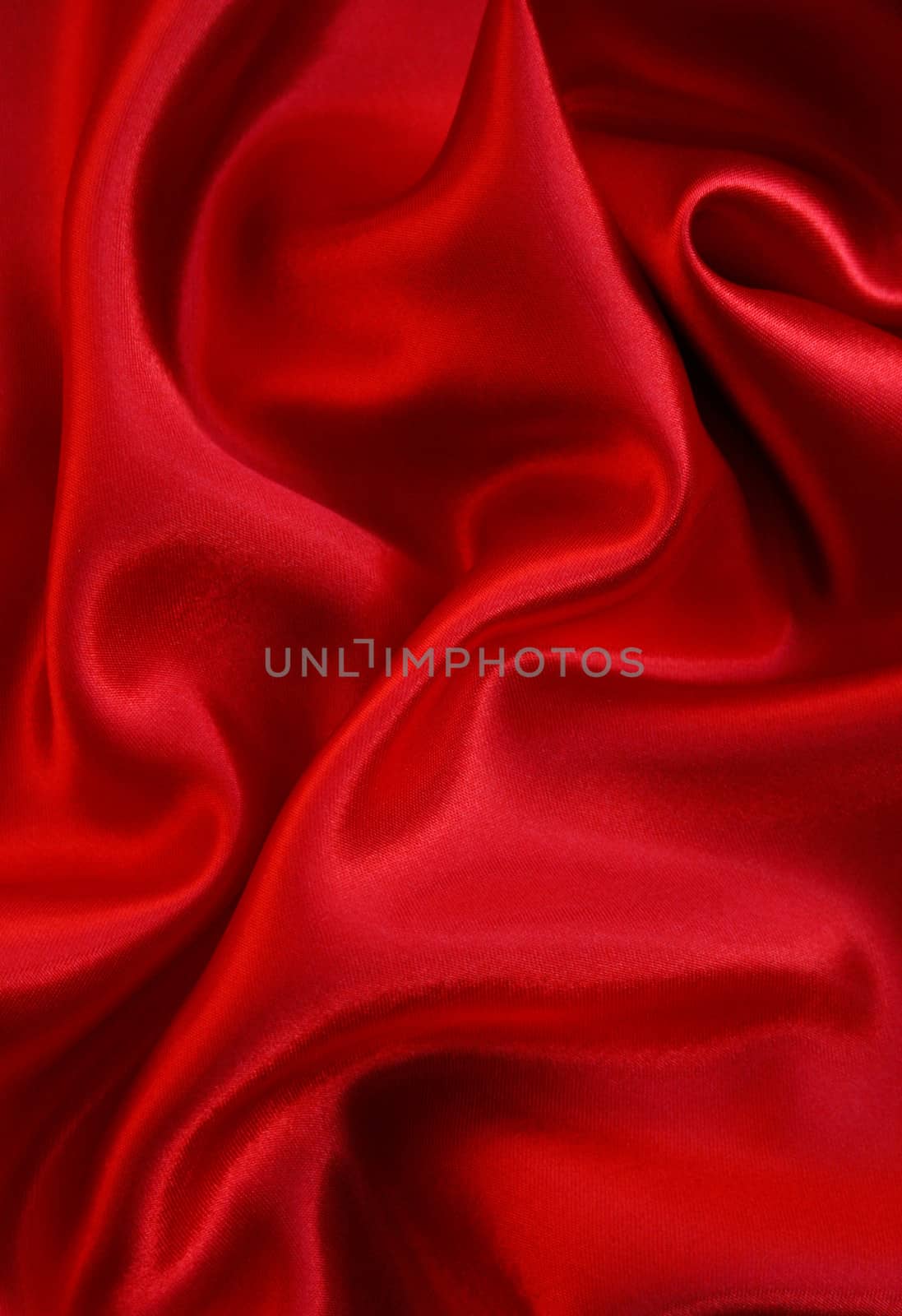 Smooth red silk can use as background