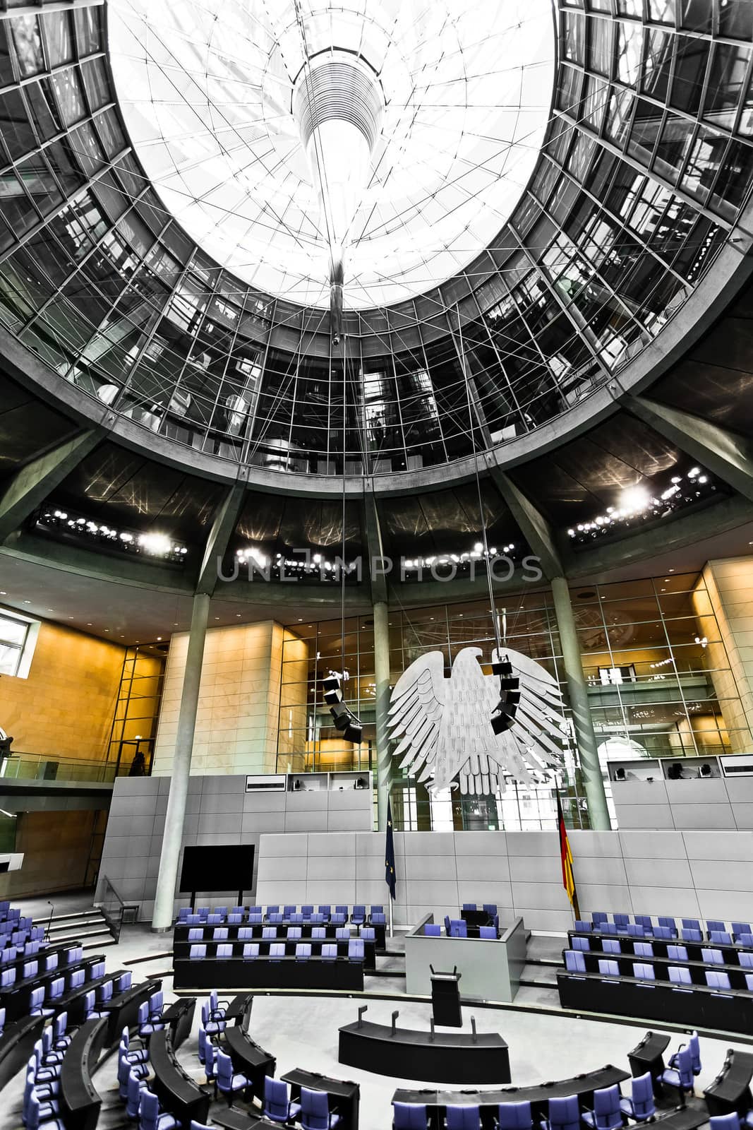 bundestag german parliament room Reichstag berlin germany