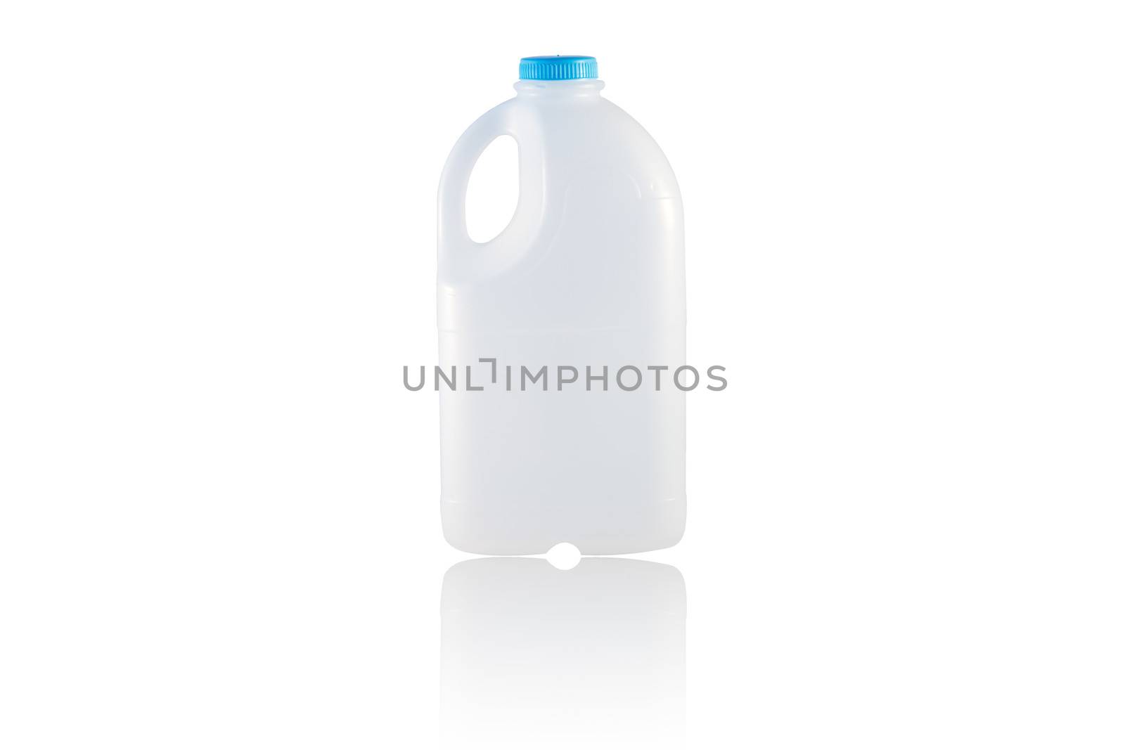 A Gallon Milk isolate on the white background