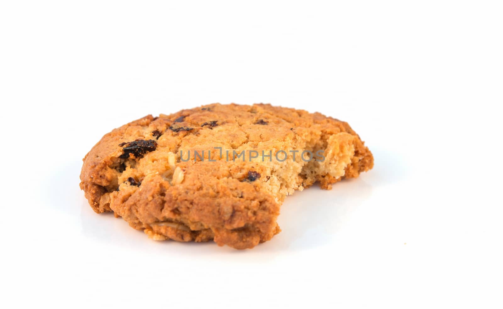 Cookies Isolated And On White The Background