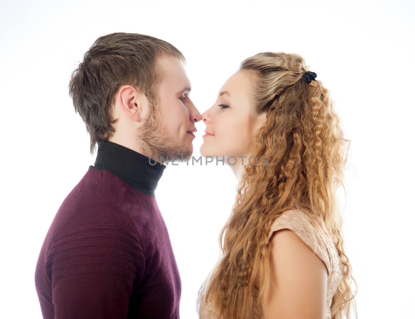 ...profile of men and women isolated on white background