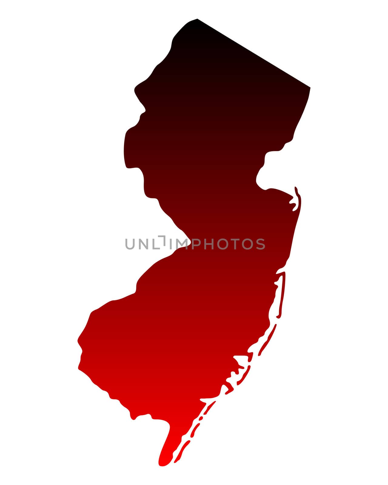 Map of New Jersey by rbiedermann