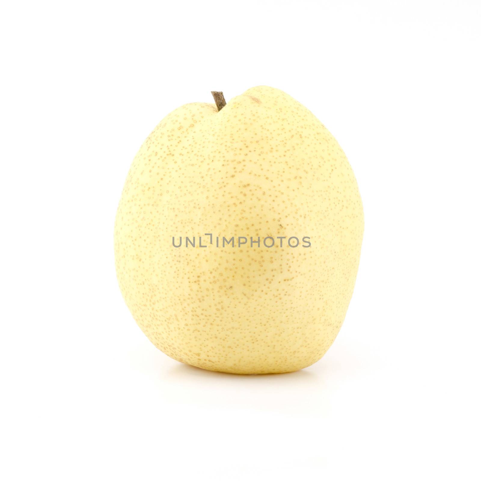 Chinese pear isolated on white by ammza12