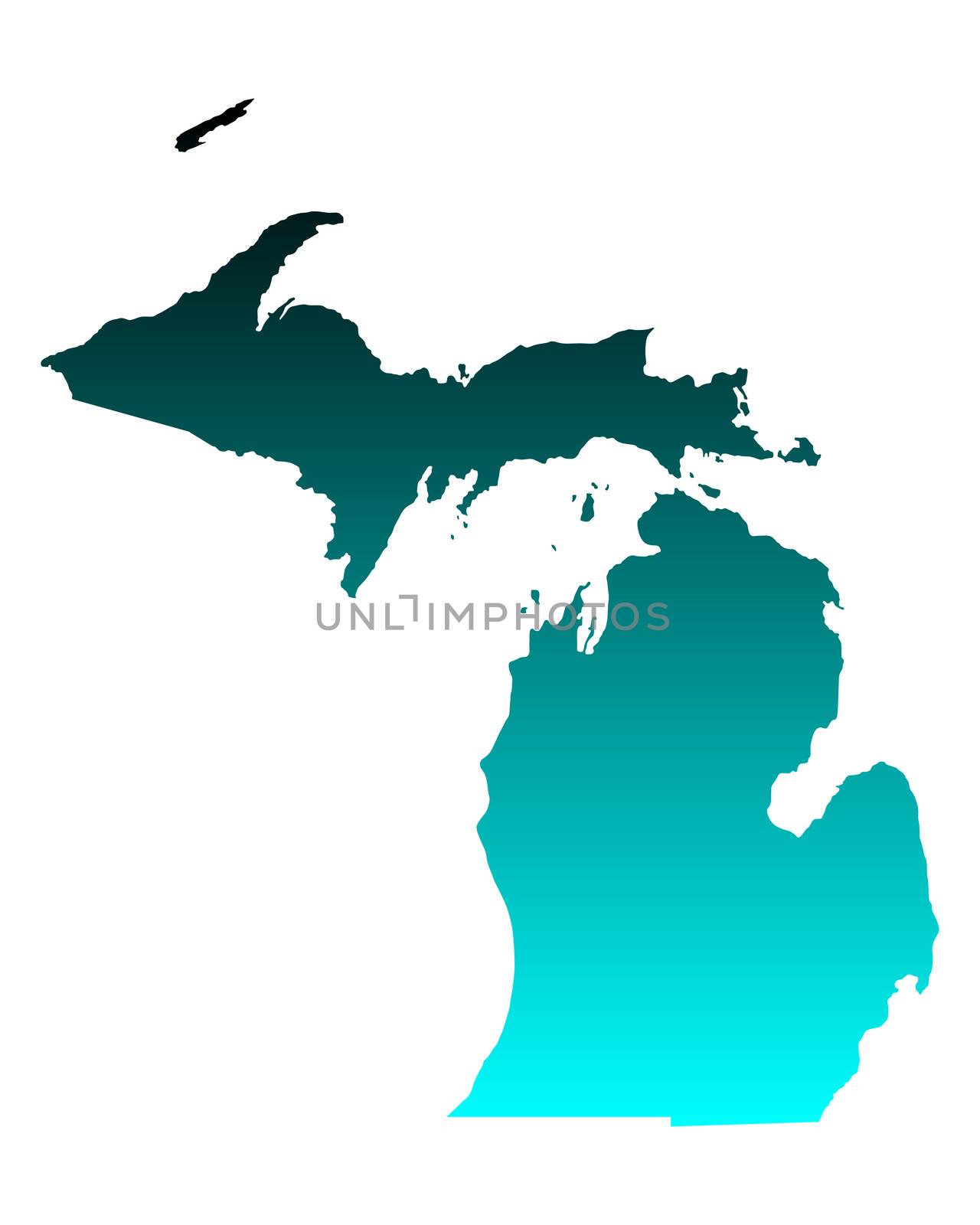 Map of Michigan