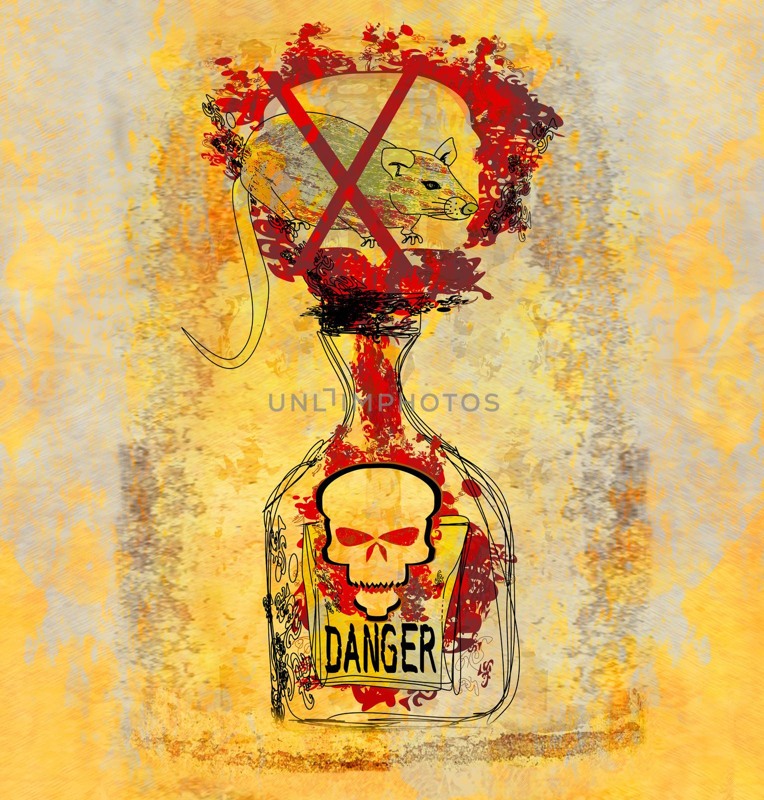 bottle of rat poison