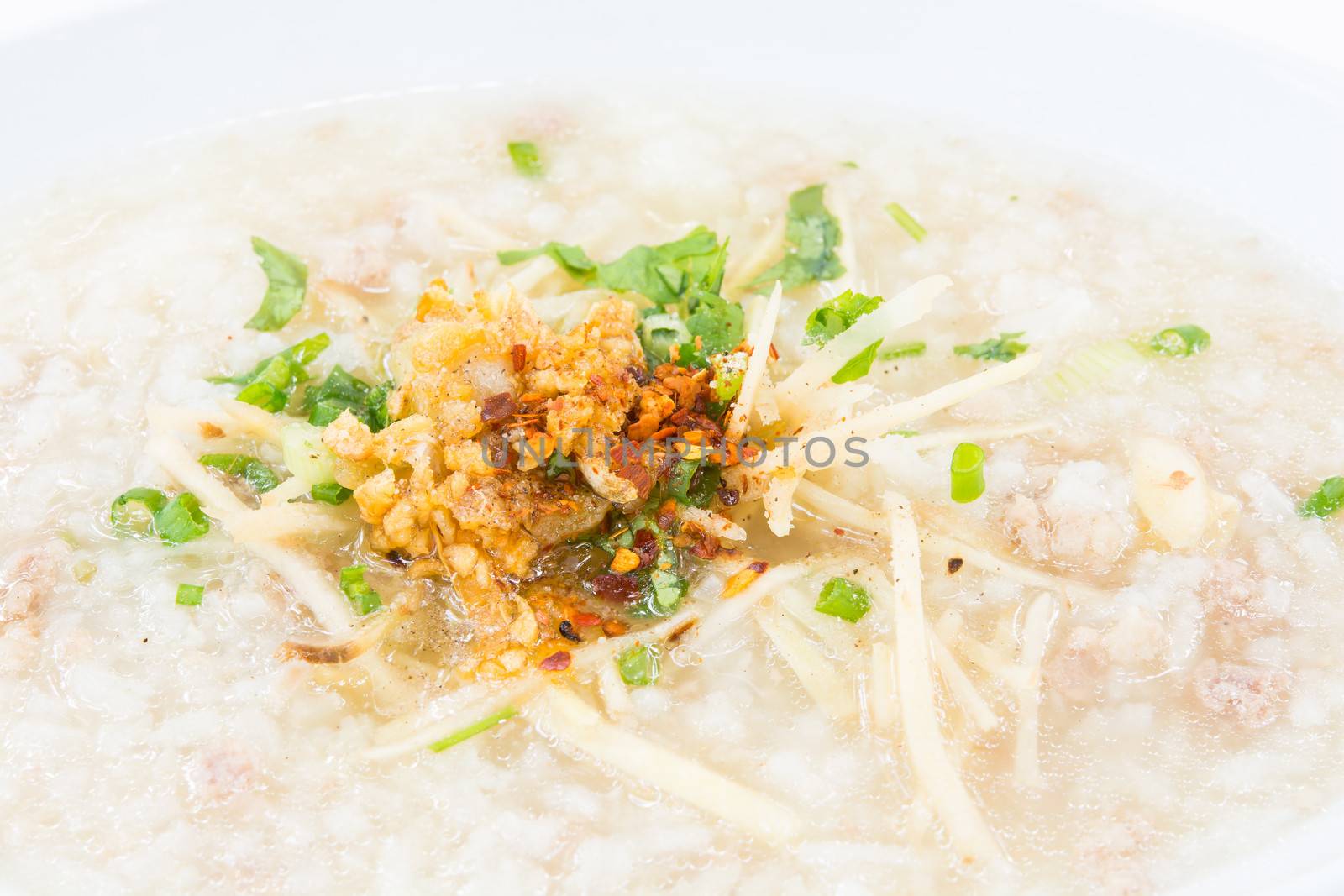 porridge rice gruel by Sorapop