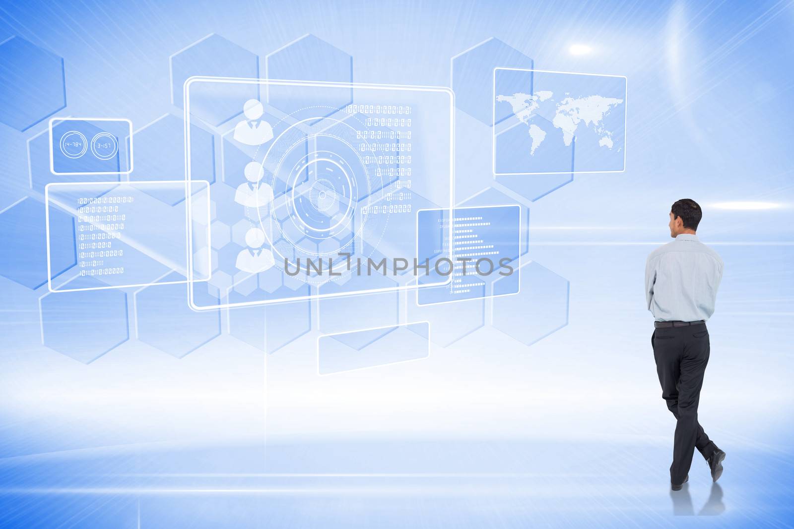 Composite image of smiling asian businessman  by Wavebreakmedia