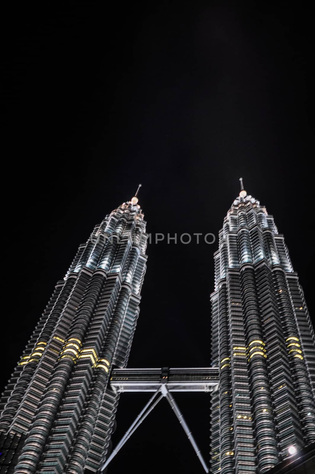 KUALA LUMPUR - APRIL 10: General view of Petronas Twin Towers at by weltreisendertj