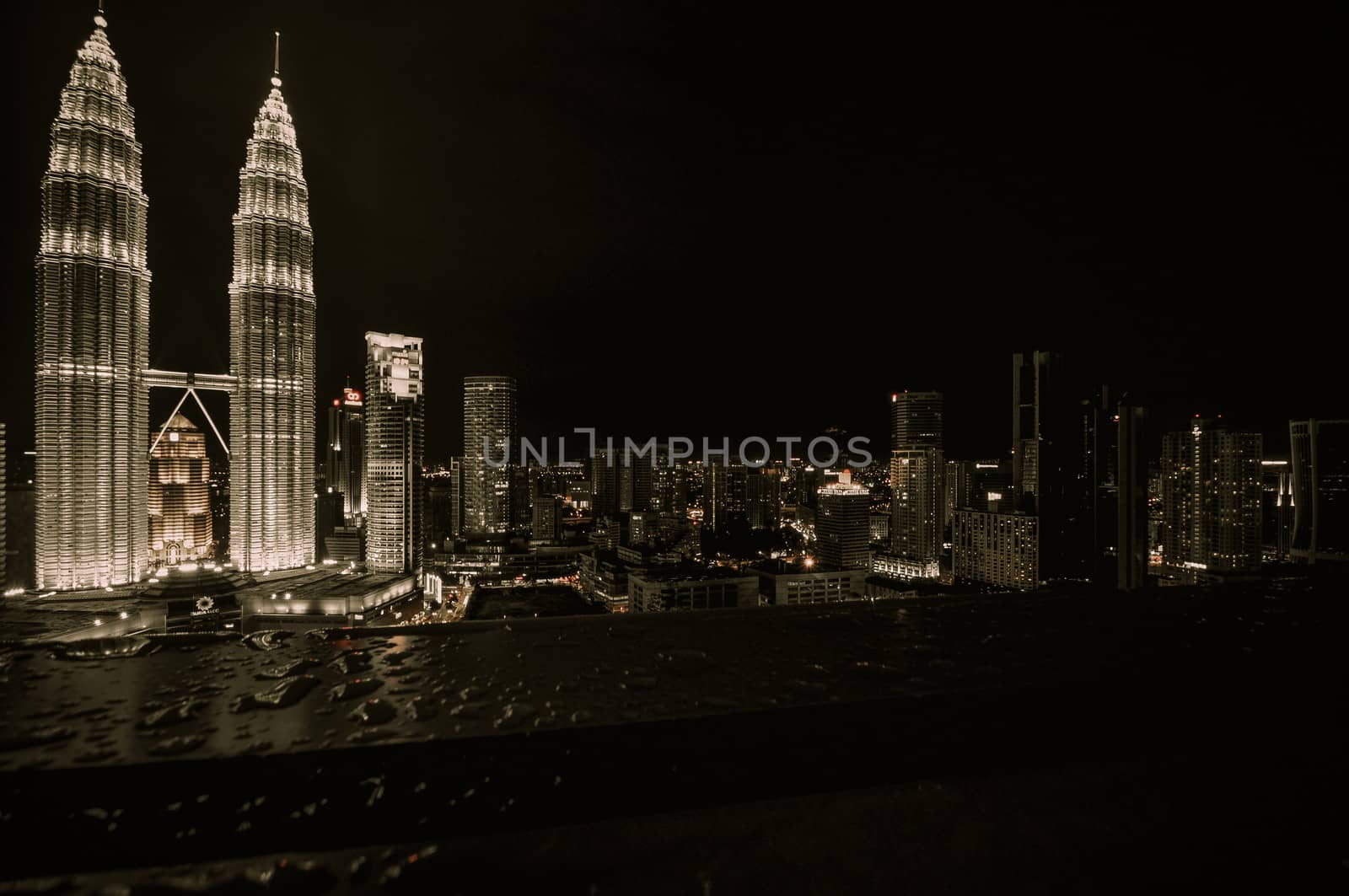 KUALA LUMPUR - APRIL 10: General view of Petronas Twin Towers at by weltreisendertj