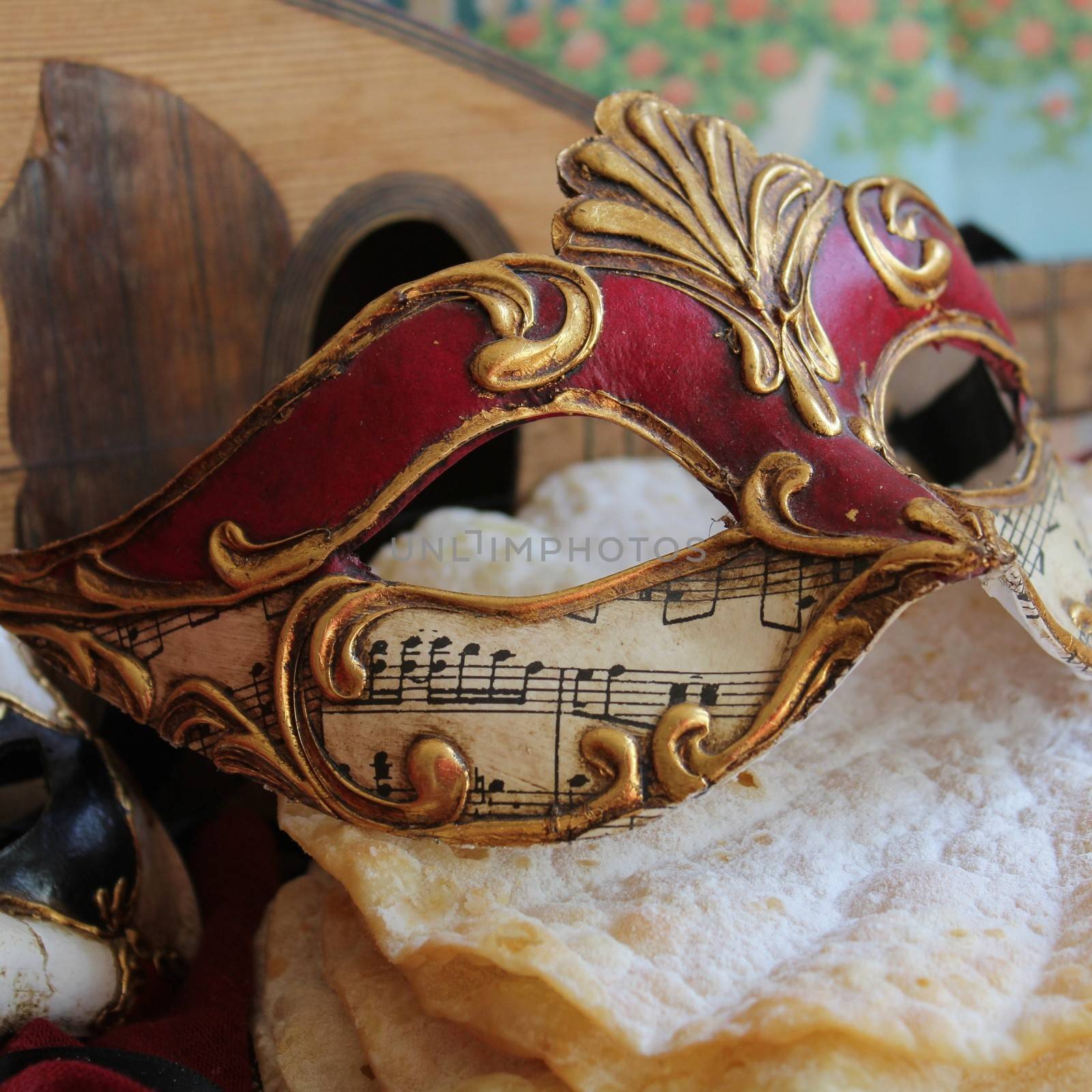 Carnival baroque mask