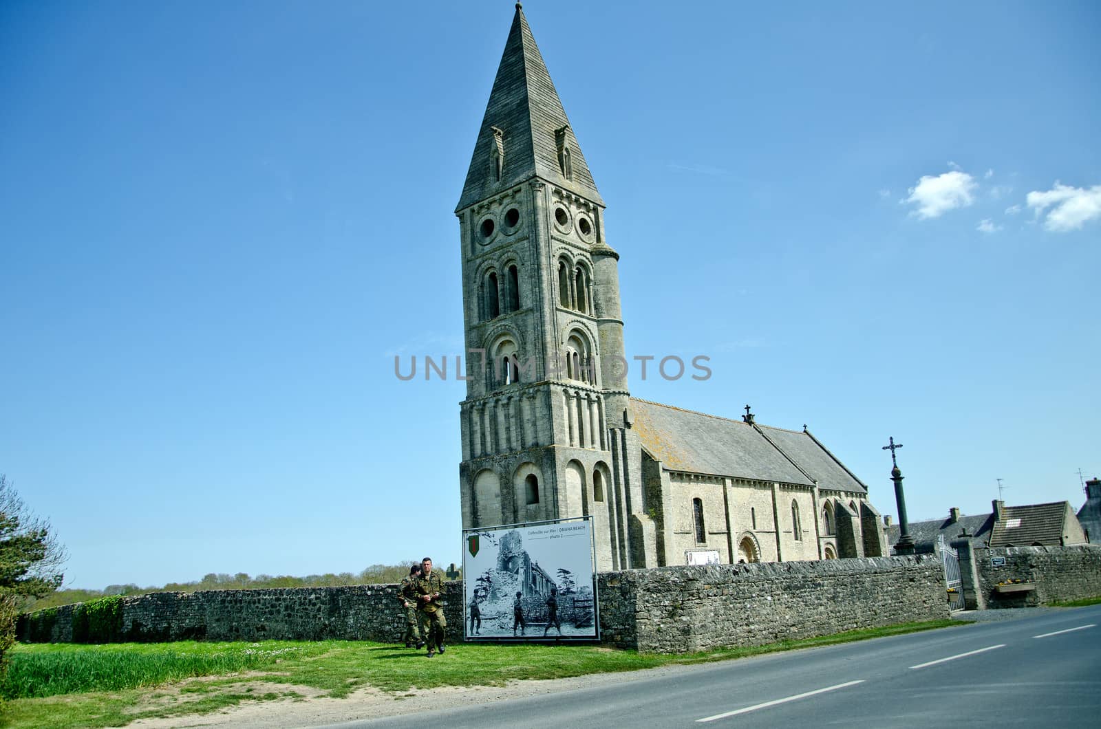Old church in Normandy, France
