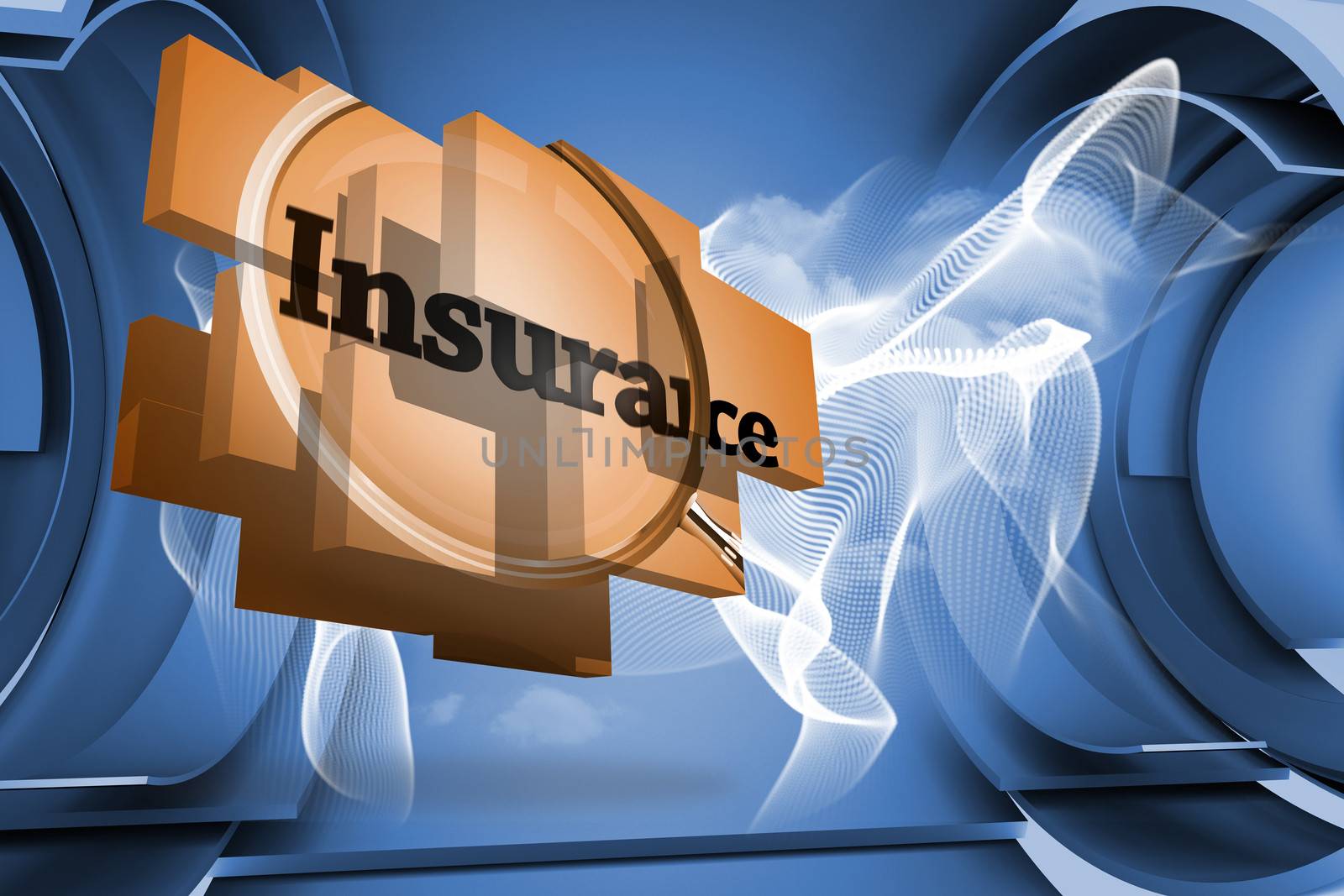 Composite image of insurance on abstract screen by Wavebreakmedia