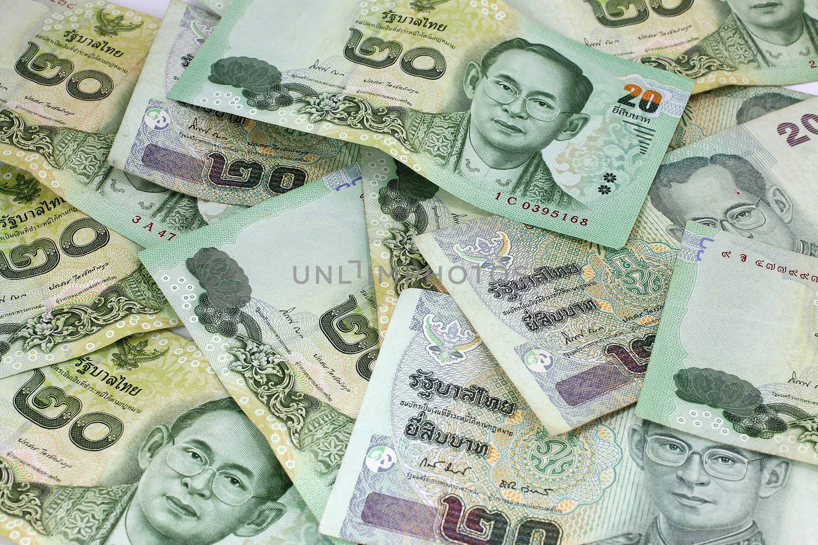 Close up of Thai money , Thailand