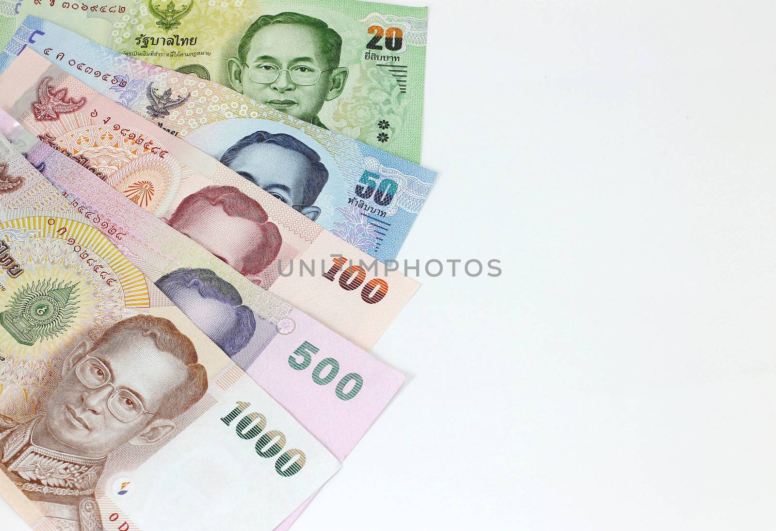 Close up of Thai money , Thailand