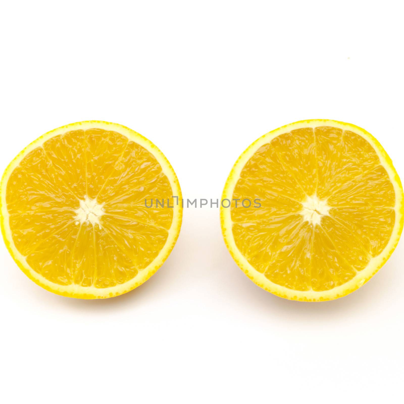 orange fruit isolated on white by ammza12