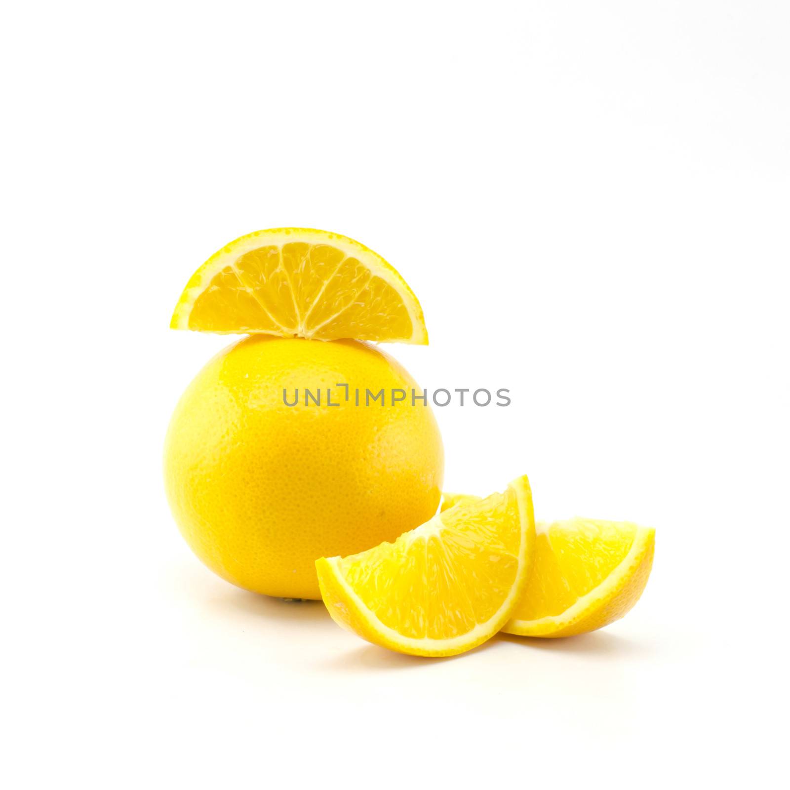 orange fruit isolated on white by ammza12