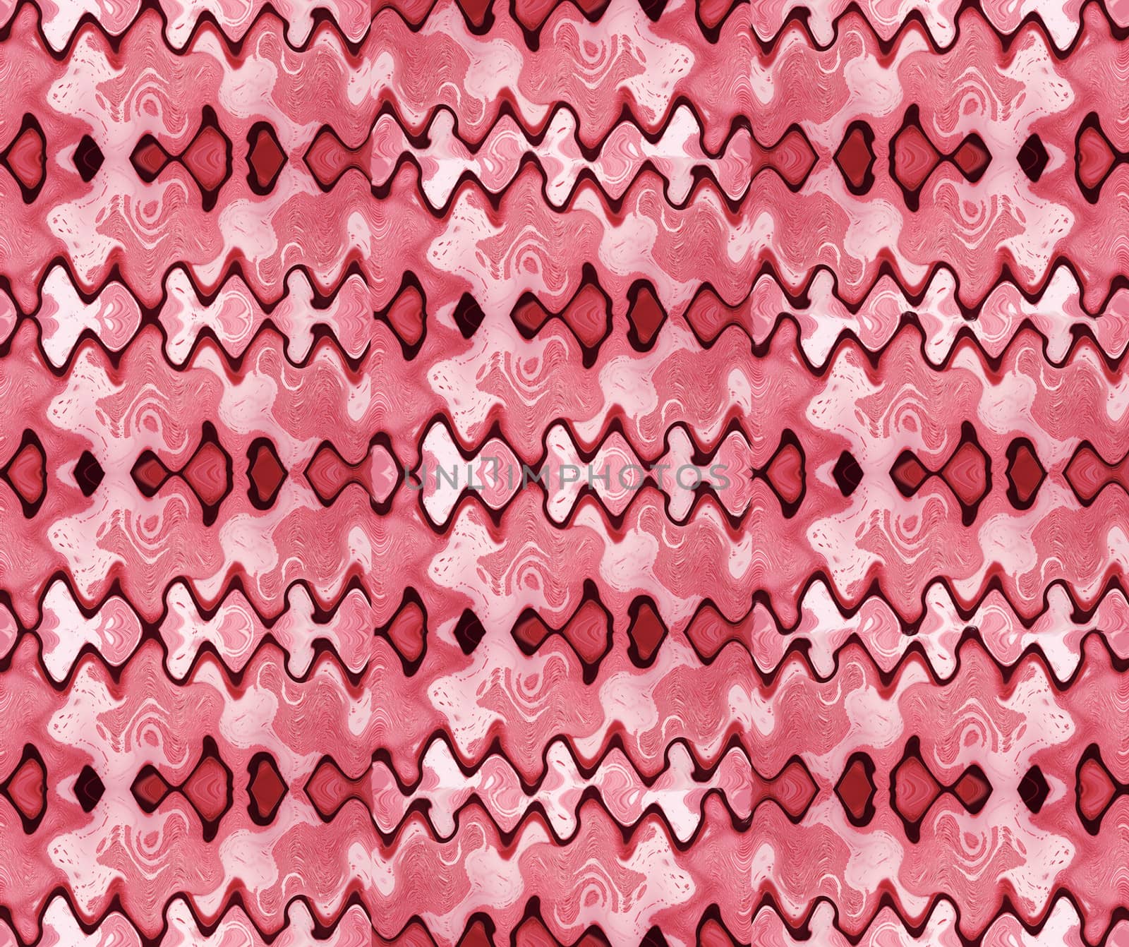 Abstract background of red tiles, pink, burgundy and white