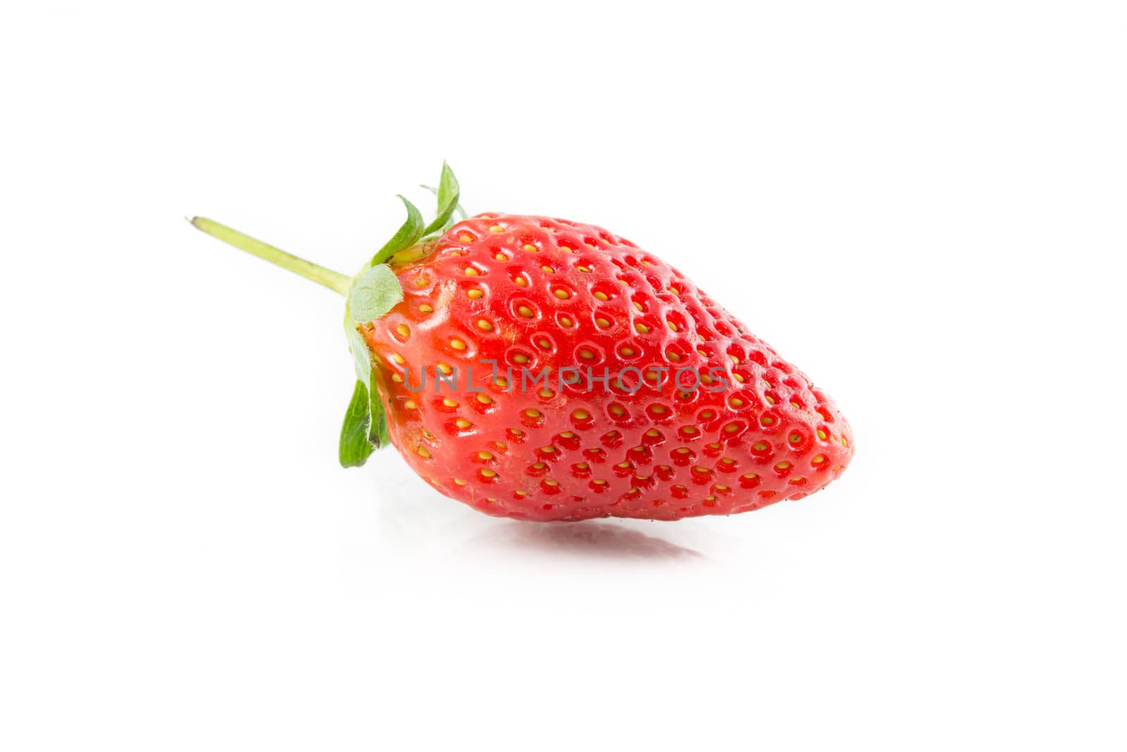 Fresh strawberries isolate on a white background