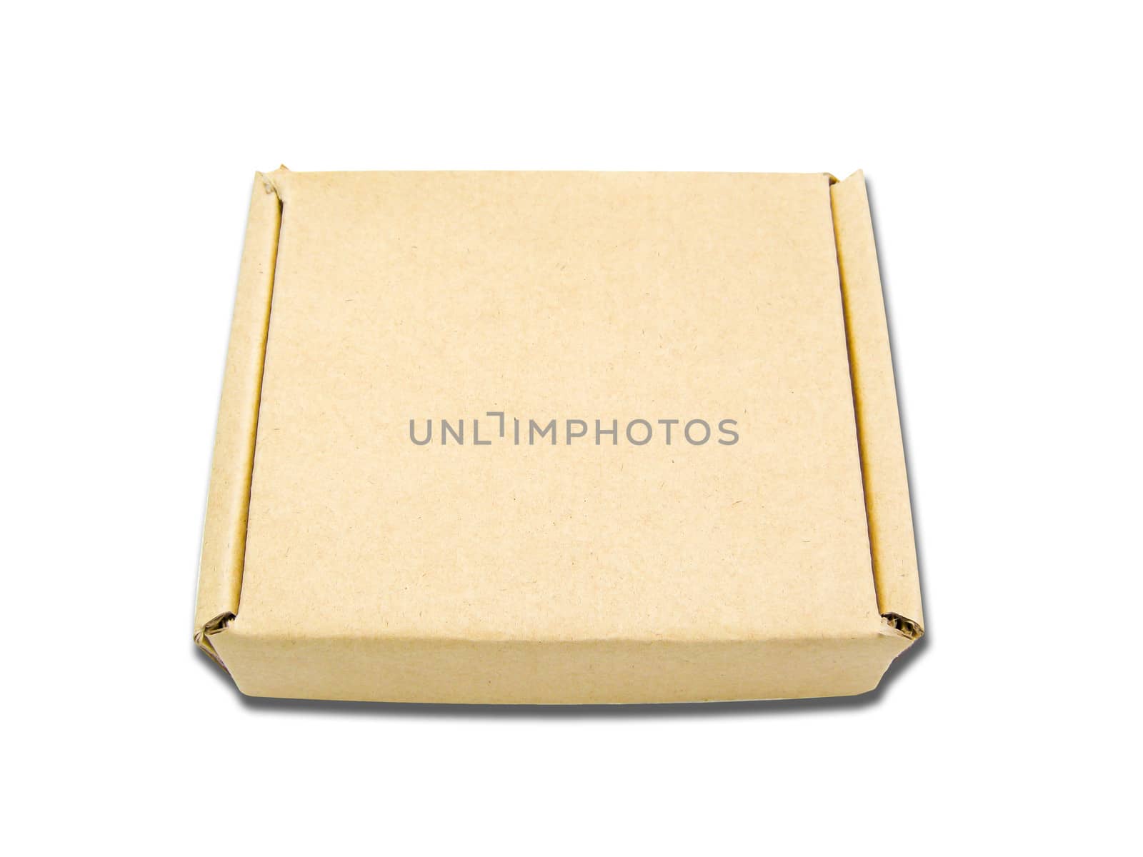 Isolated cardboard boxes on white a background