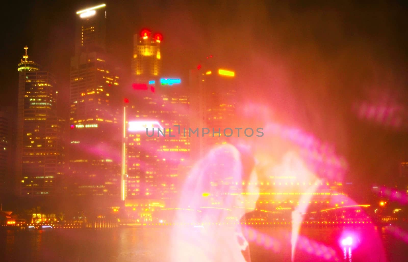 Singapore laser show by joyfull