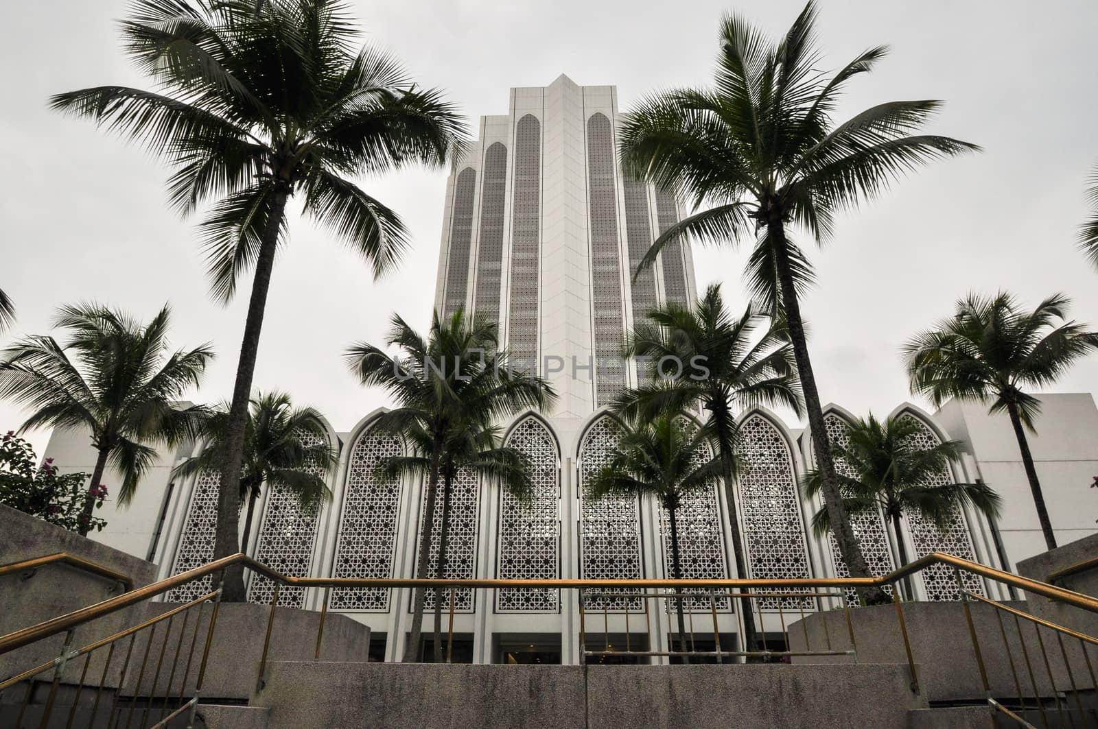 white building in Malaysia, Kuala Lumpur 2011