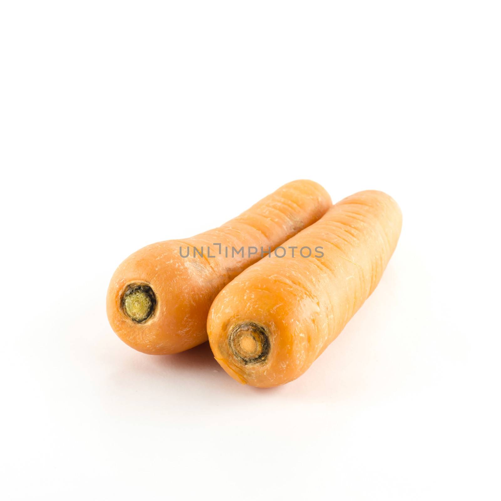 food vegetable orange carrot isolated on white background