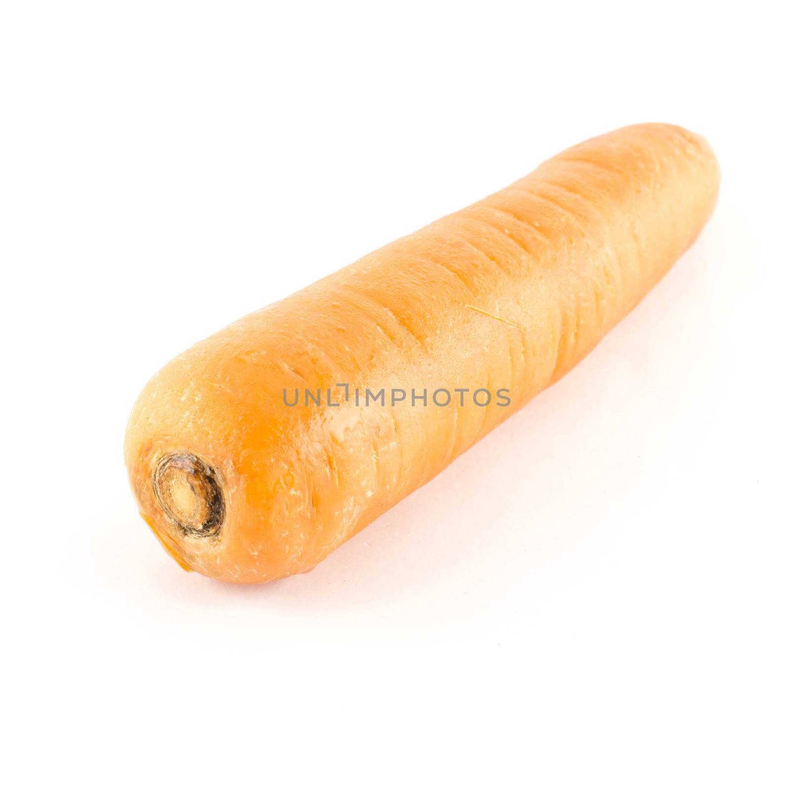 food vegetable orange carrot isolated on white background