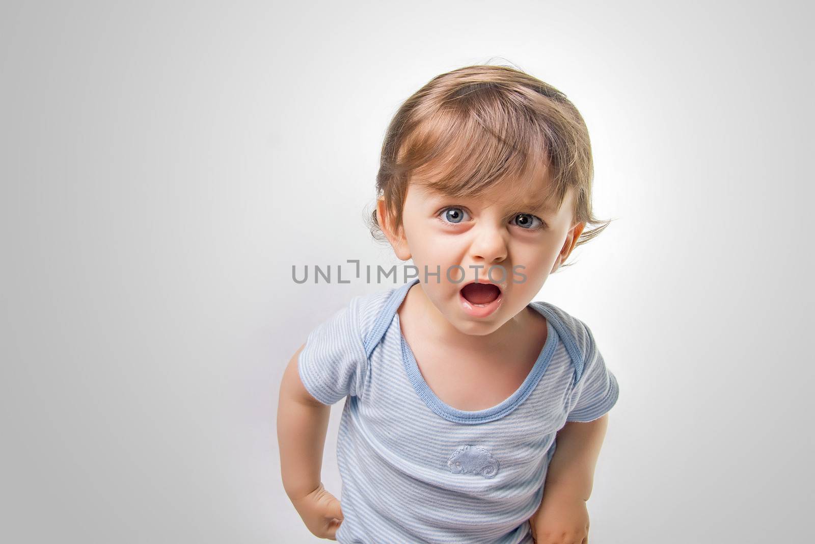Baby shouting by dynamicfoto
