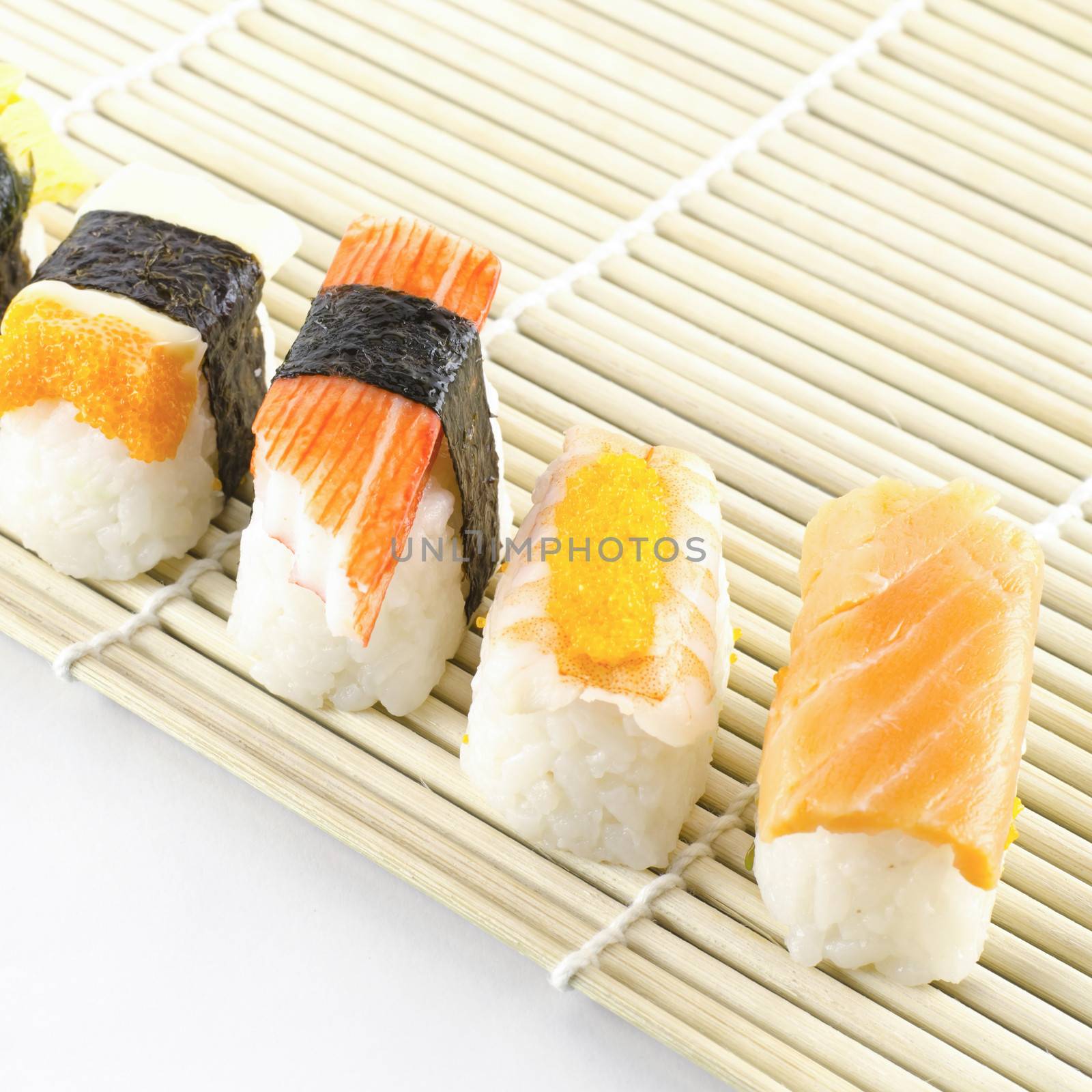 asia traditional japanese food call fresh sushi