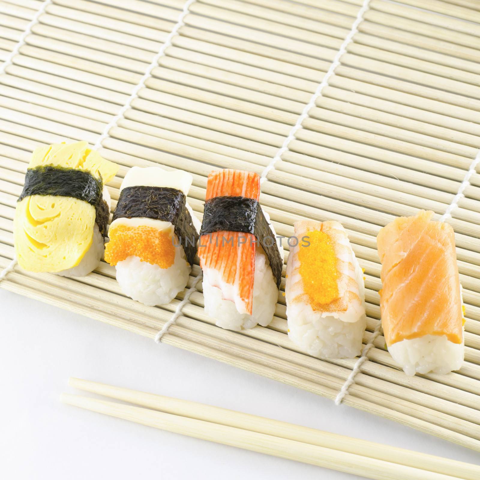 asia traditional japanese food call fresh sushi