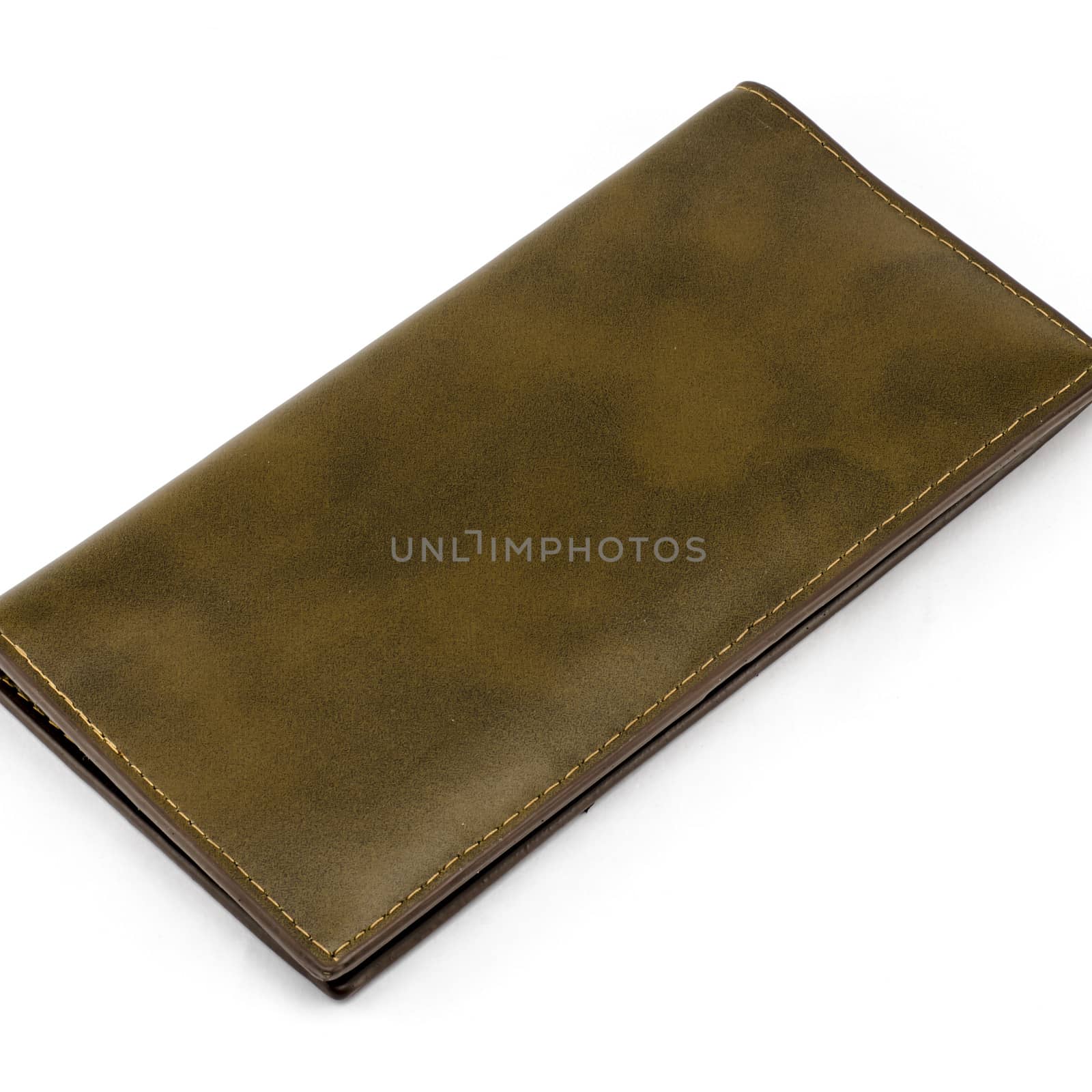 brown wallet clash isolated on white background