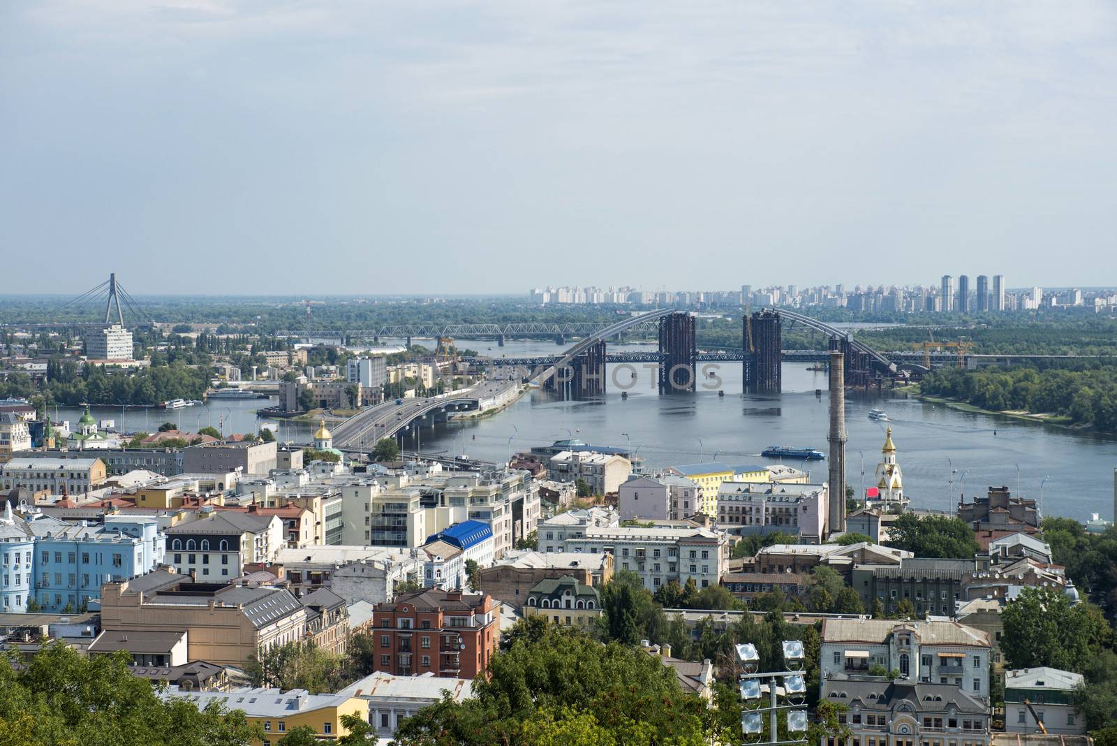 View of Dnepr river in Kiev