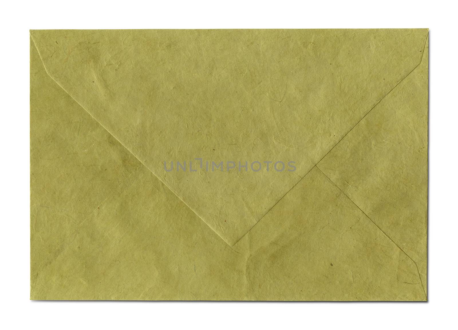 Natural recycled nepalese paper envelope by daboost