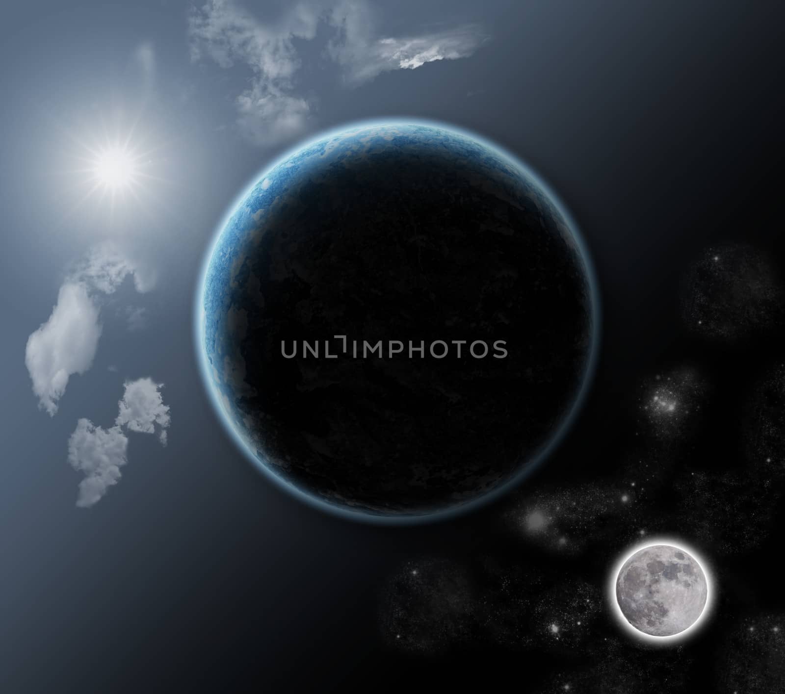System solar universe by Sorapop