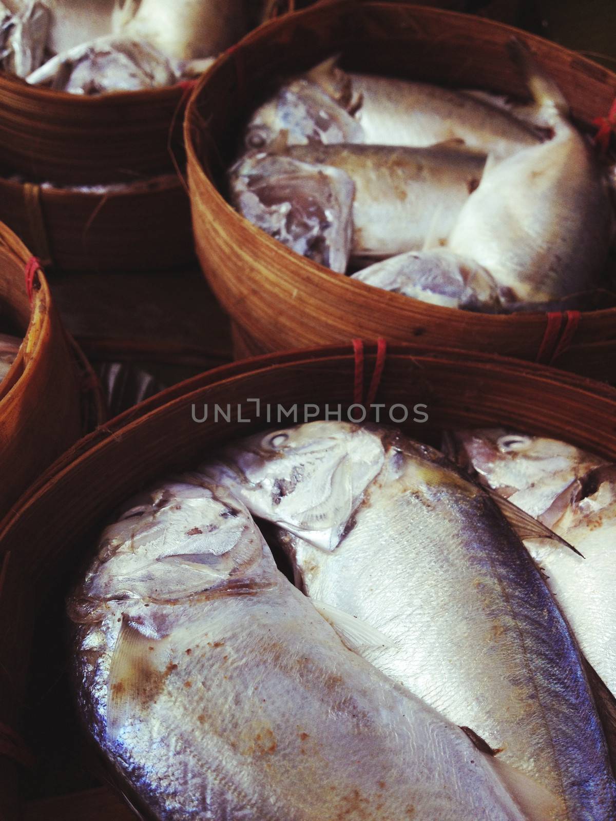 Mackerel fish in local market, Thailand