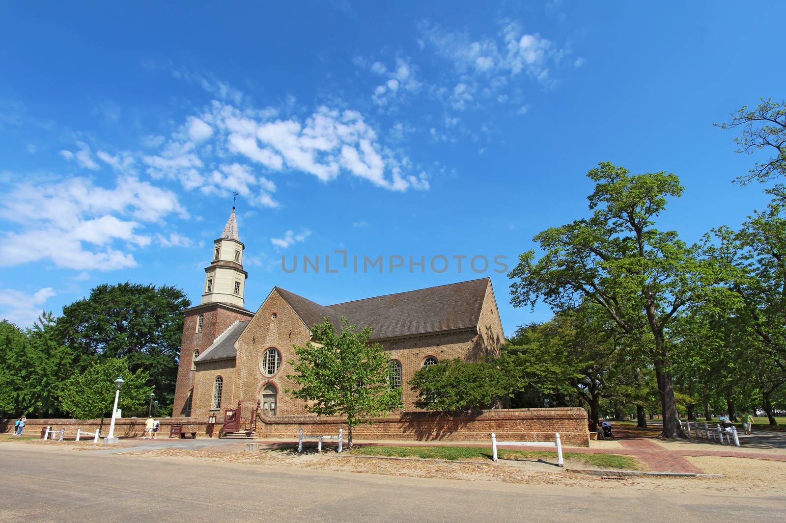 Bruton Parish Church on the edge of Colonial Williamsburg, Virgi by sgoodwin4813