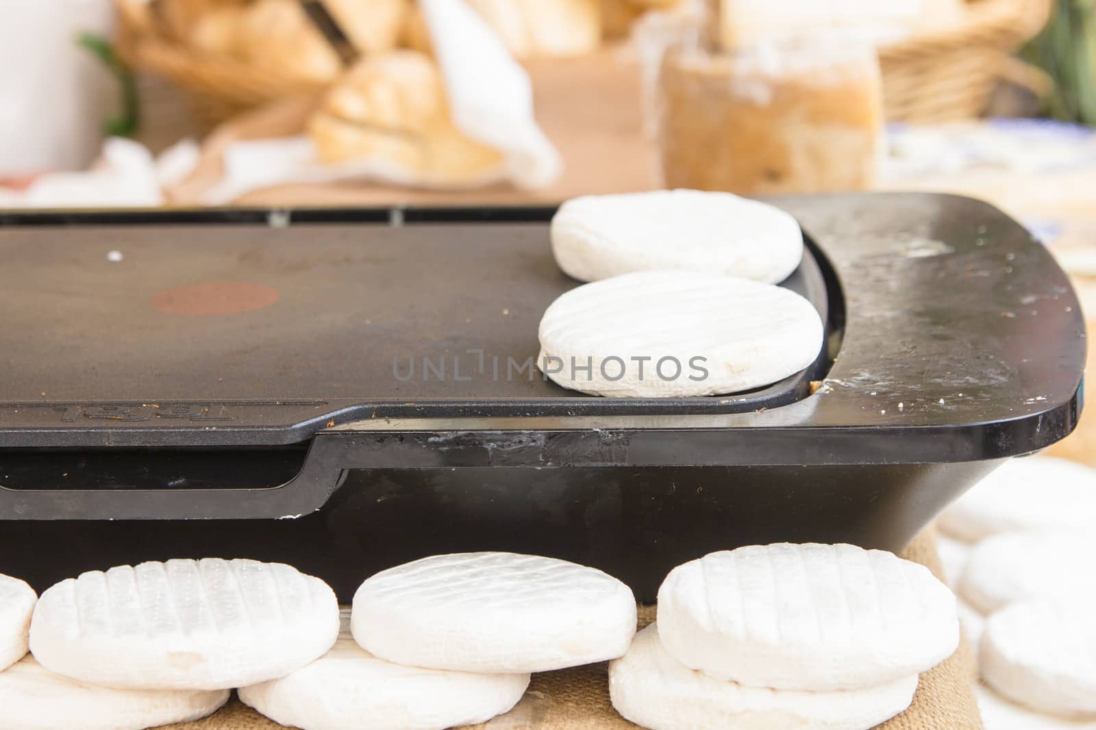 Typical Italian food being cooked