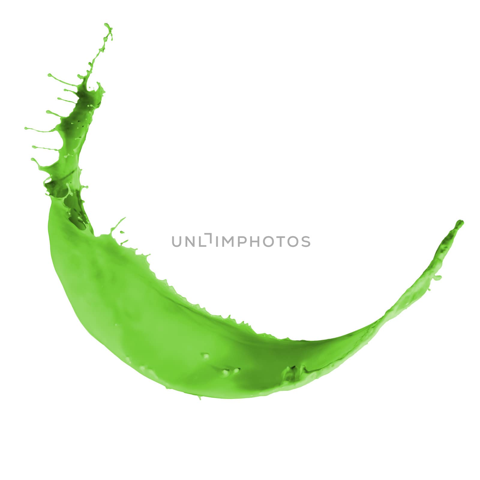 green paint splash by adam121