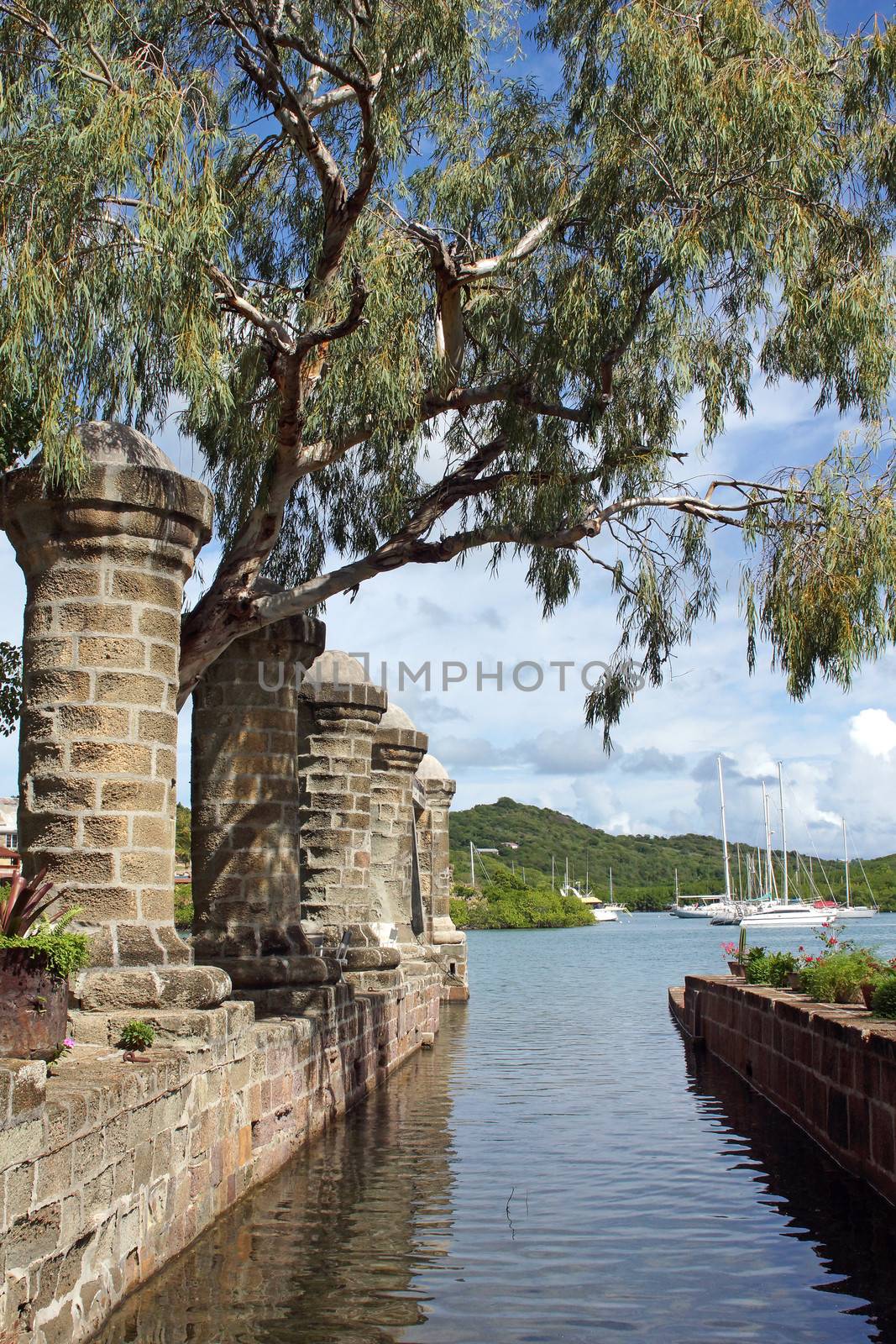 Nelsons Dockyard on English Harbor, Antigua and Barbuda, Caribbean