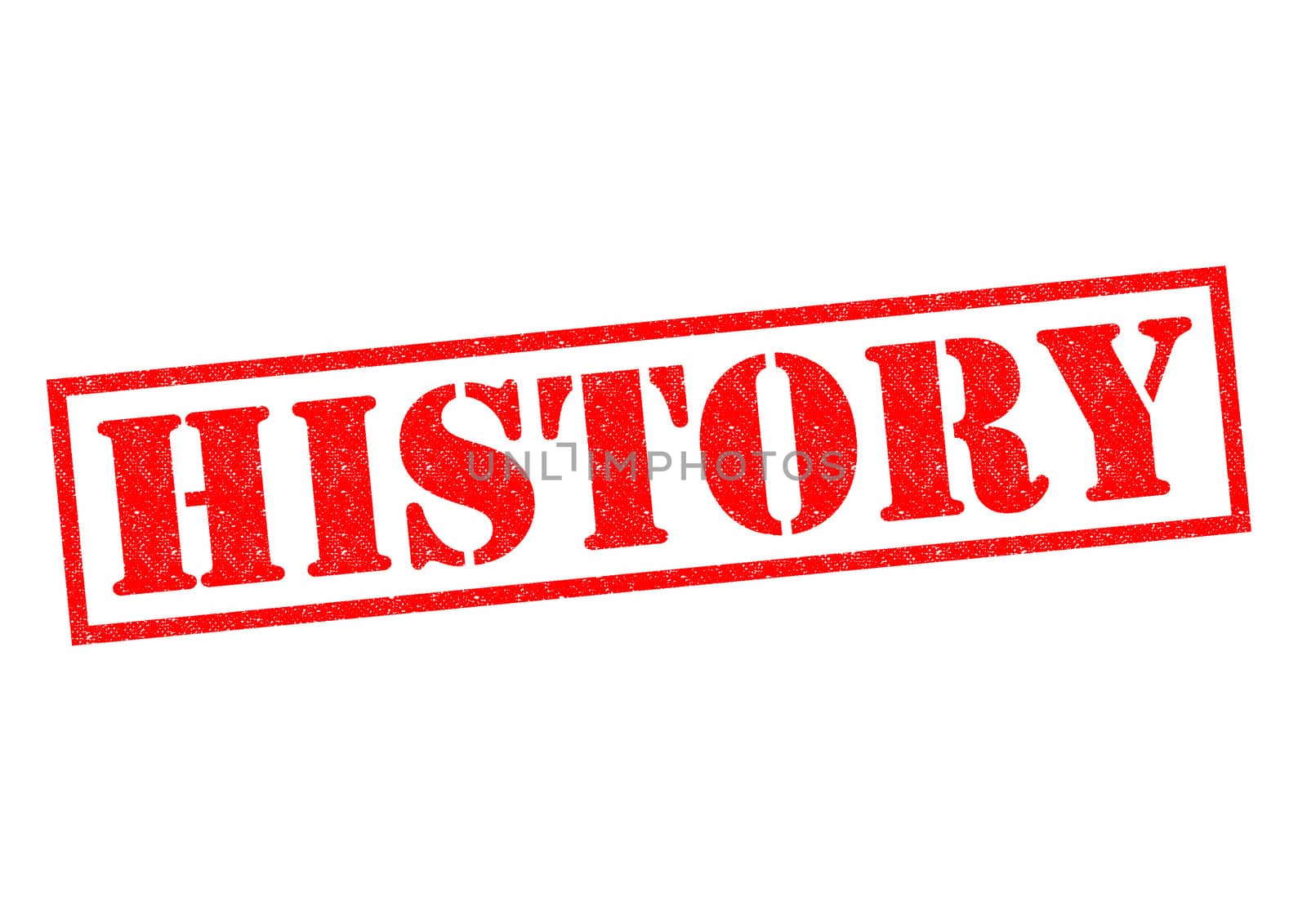 HISTORY red Rubber Stamp over a white background.