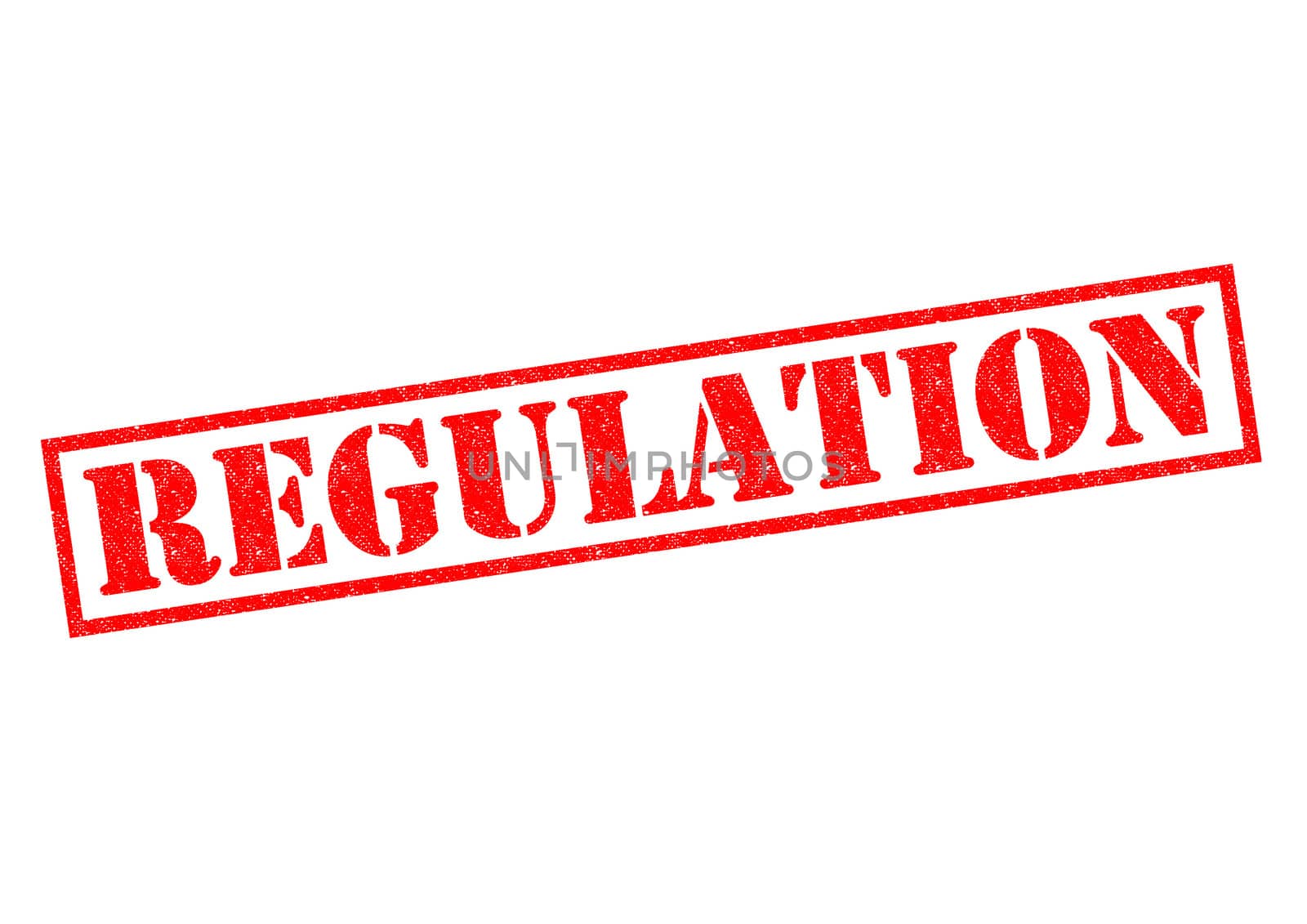 REGULATION red Rubber Stamp over a white background.