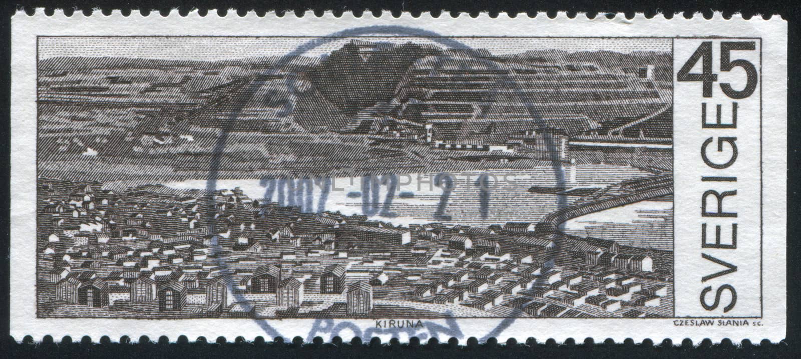 View of Kiruna by rook