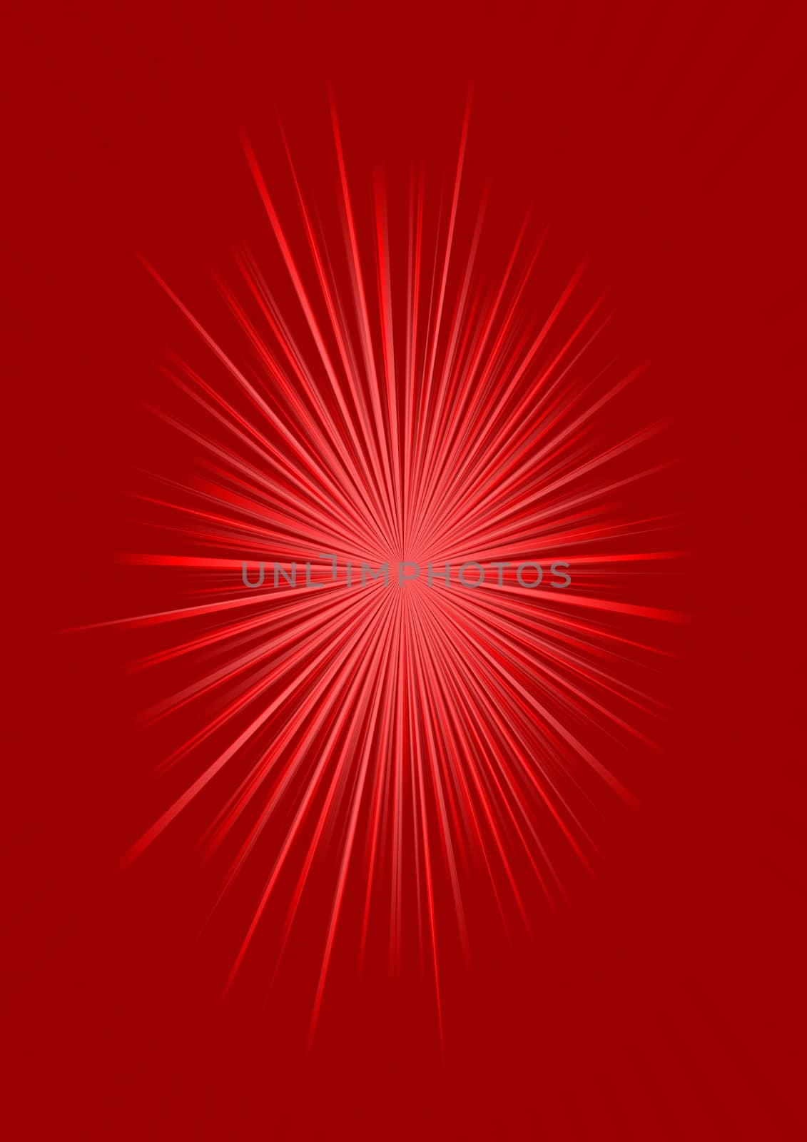 Abstract red bright striped background with sunburst