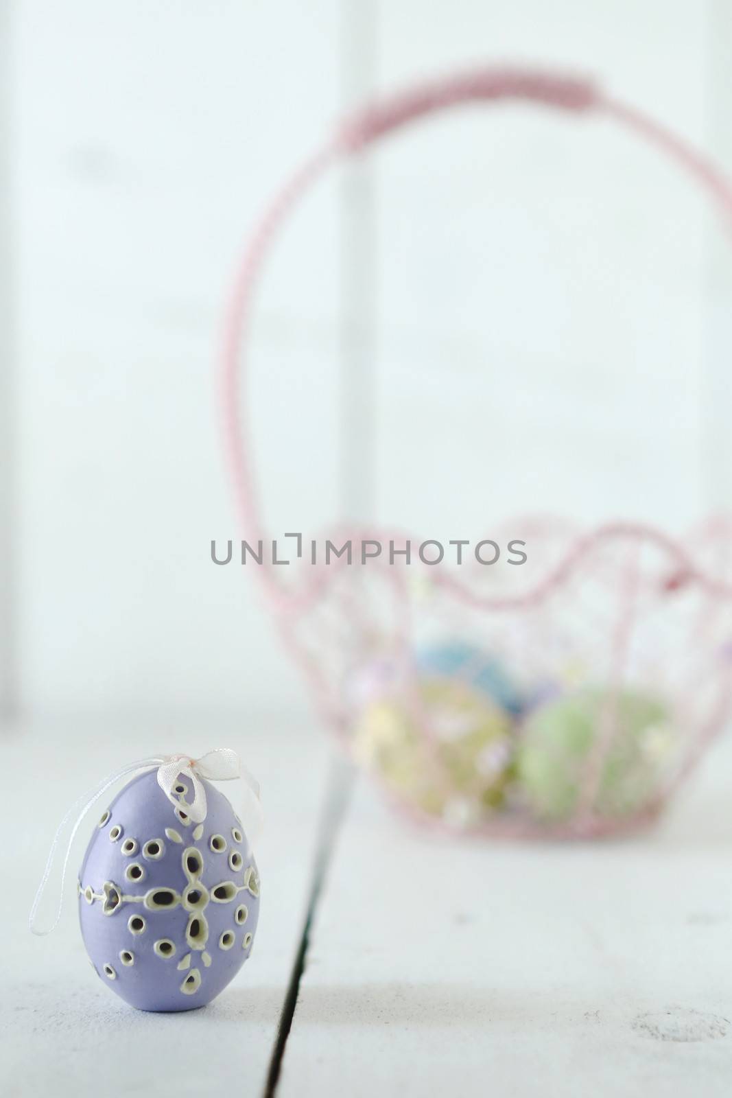 Easter Holiday Themed Still Life Scene in Natural Light by tobkatrina