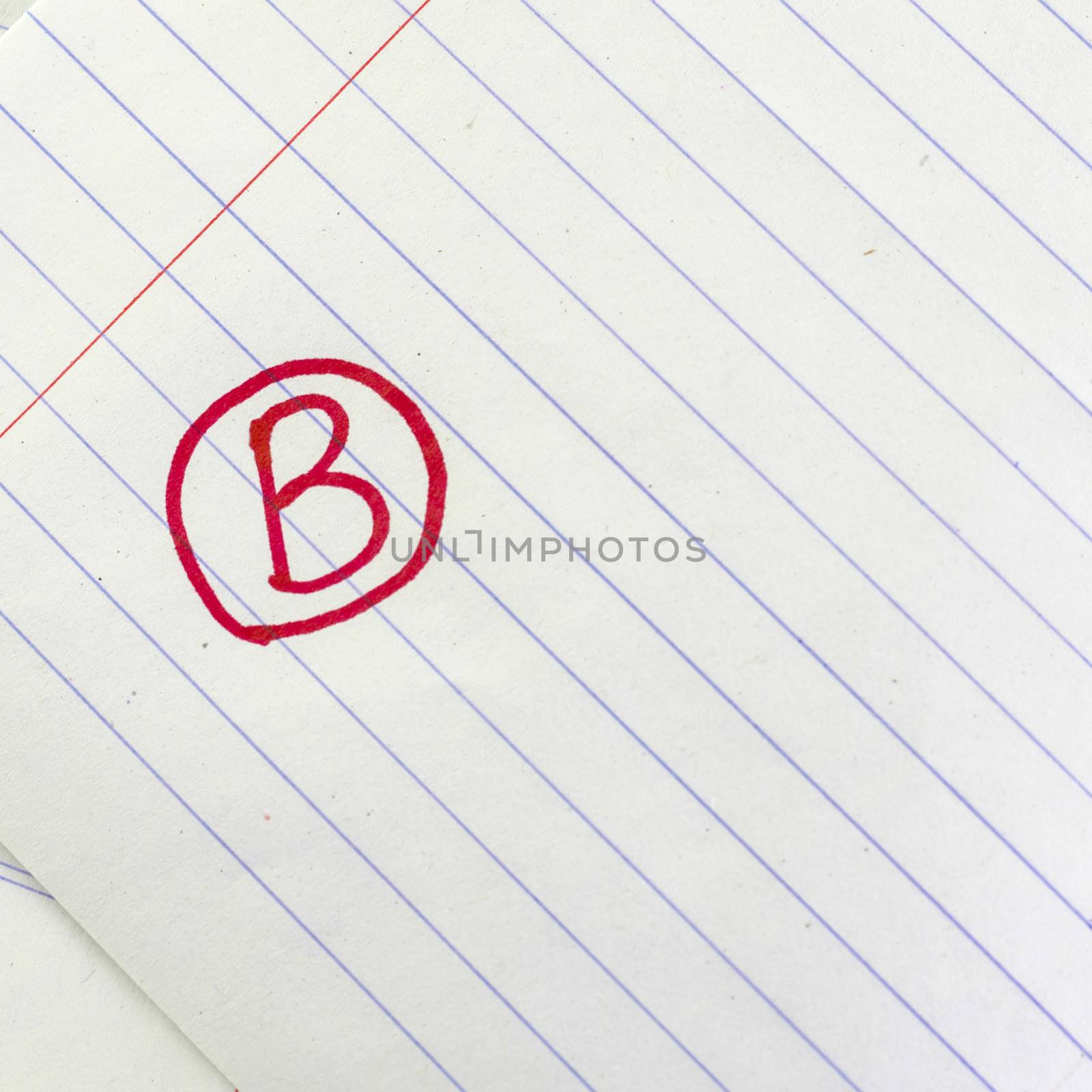 grade b on line paper background