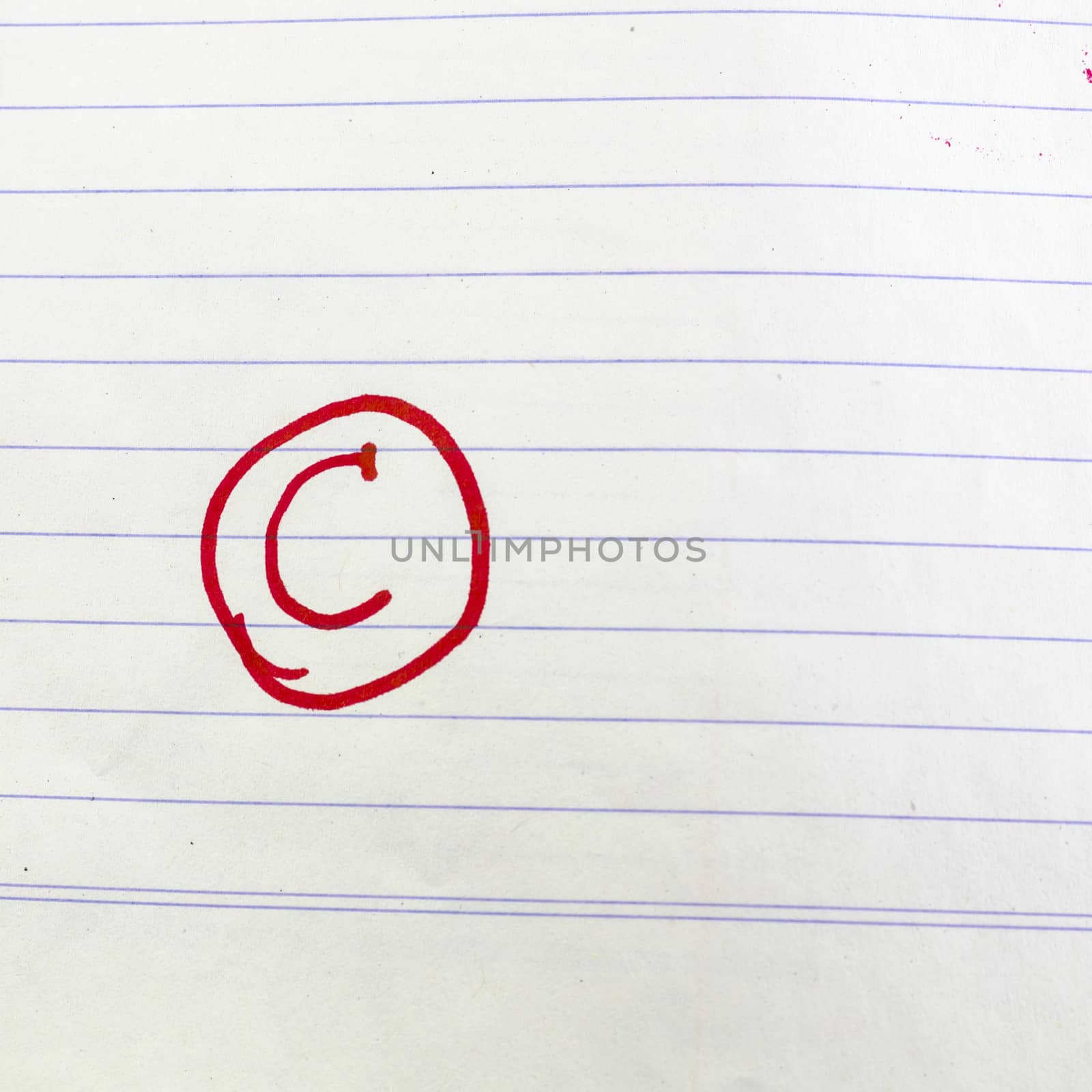 grade c on line paper background